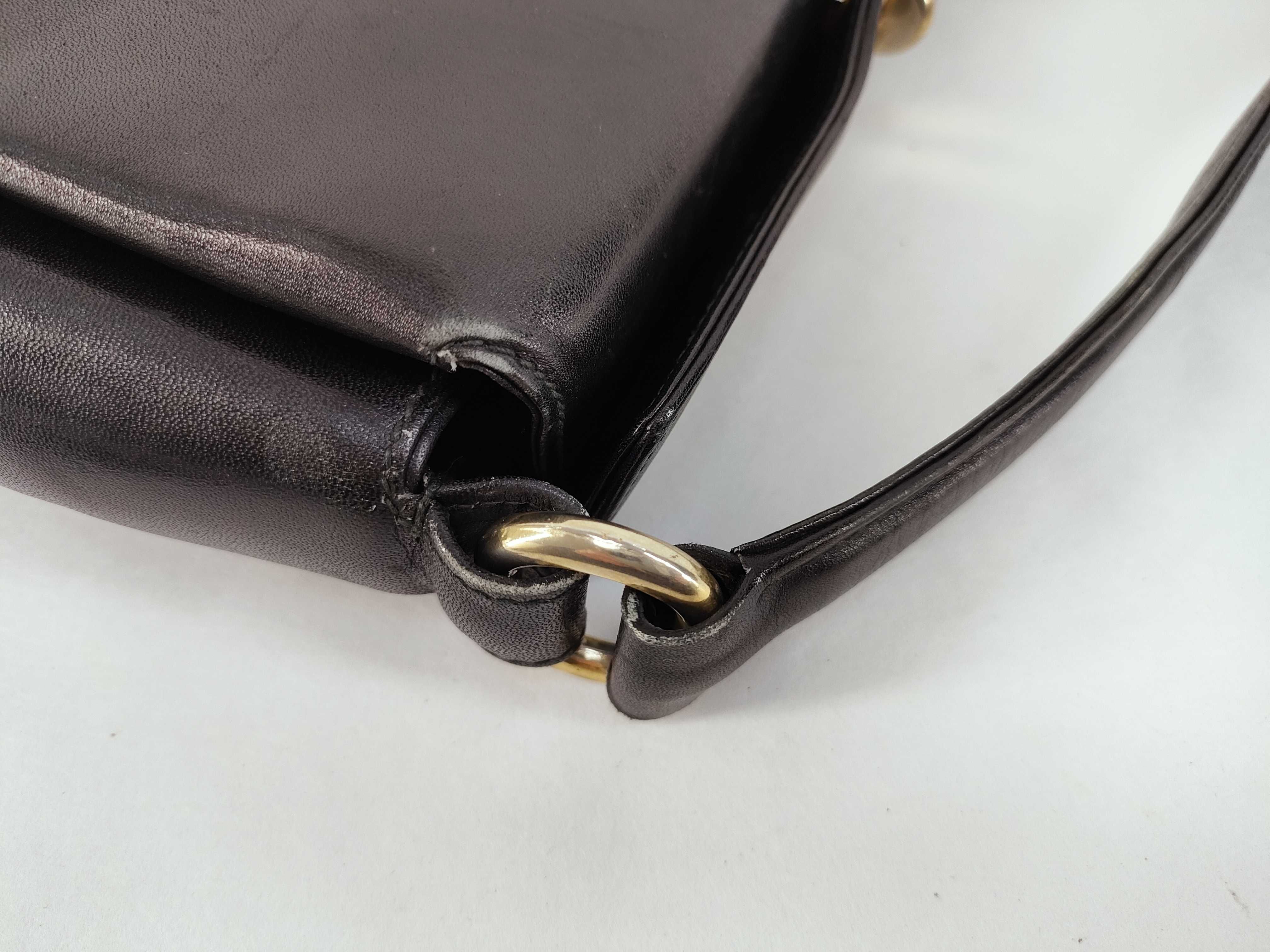 Turnlock Leather Handbag — view 5