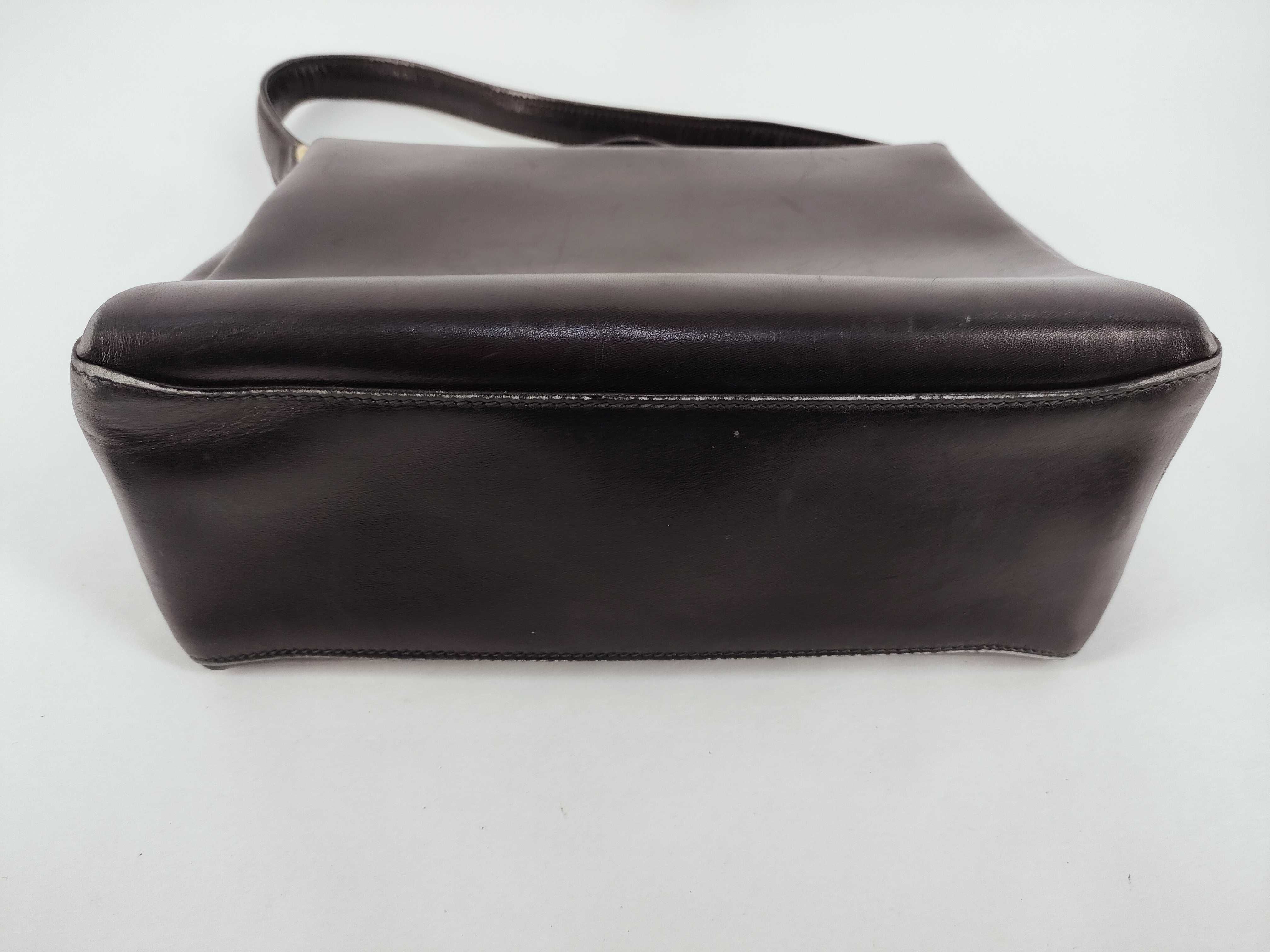 Turnlock Leather Handbag — view 7