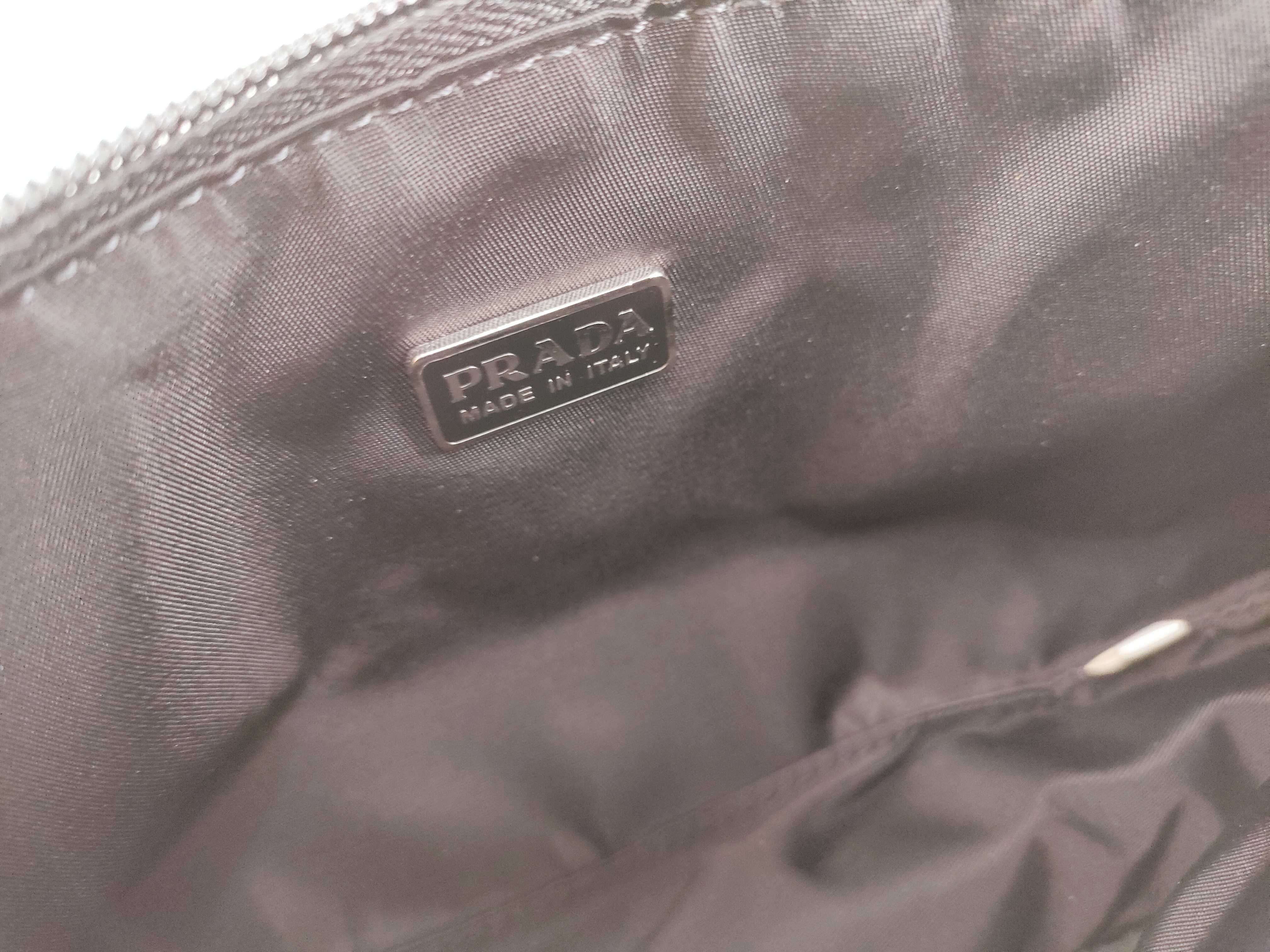 Nylon Prada Tessuto Nylon Accessory Pouch Handbag — view 11