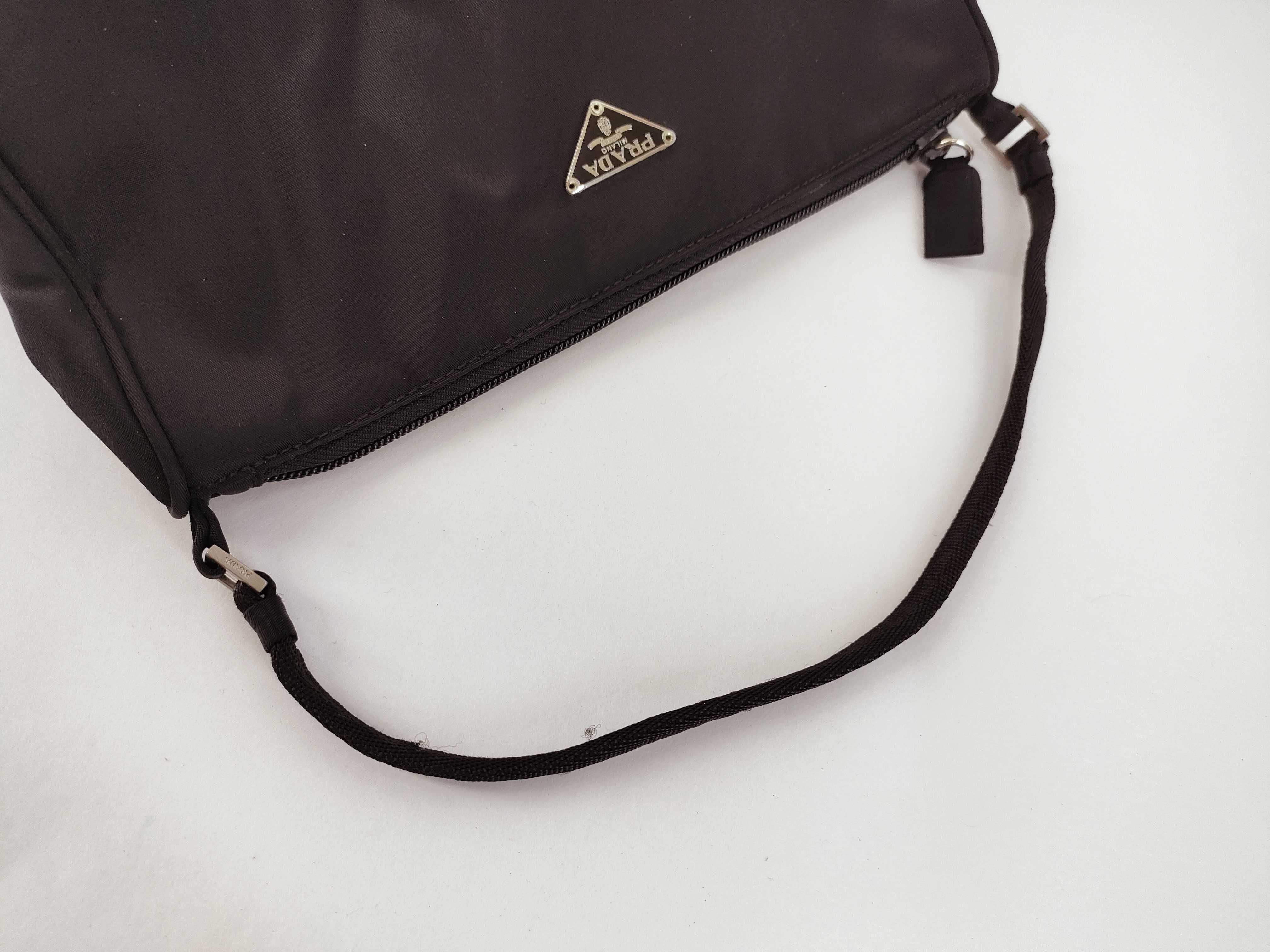 Nylon Prada Tessuto Nylon Accessory Pouch Handbag — view 3