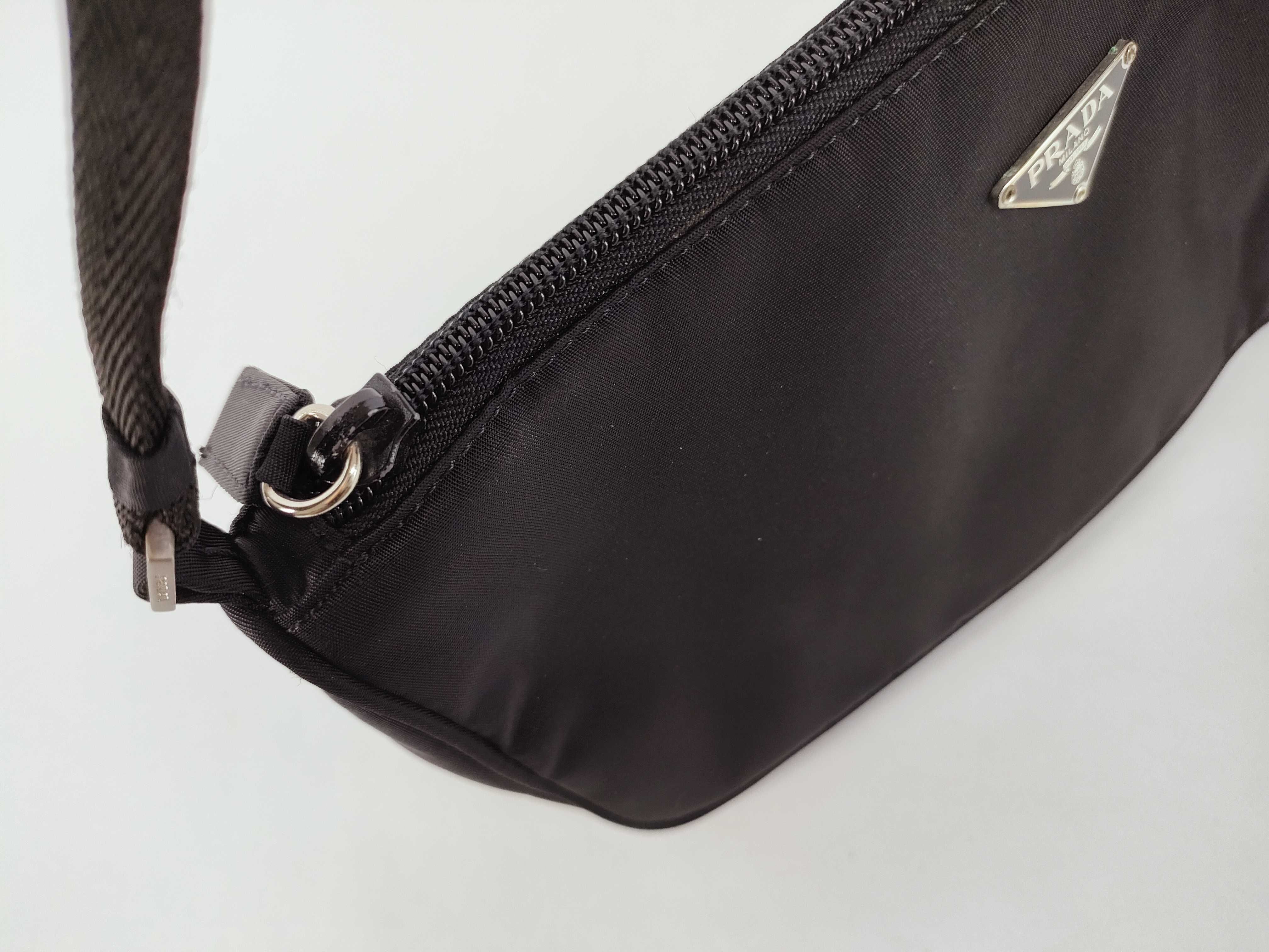 Nylon Prada Tessuto Nylon Accessory Pouch Handbag — view 8