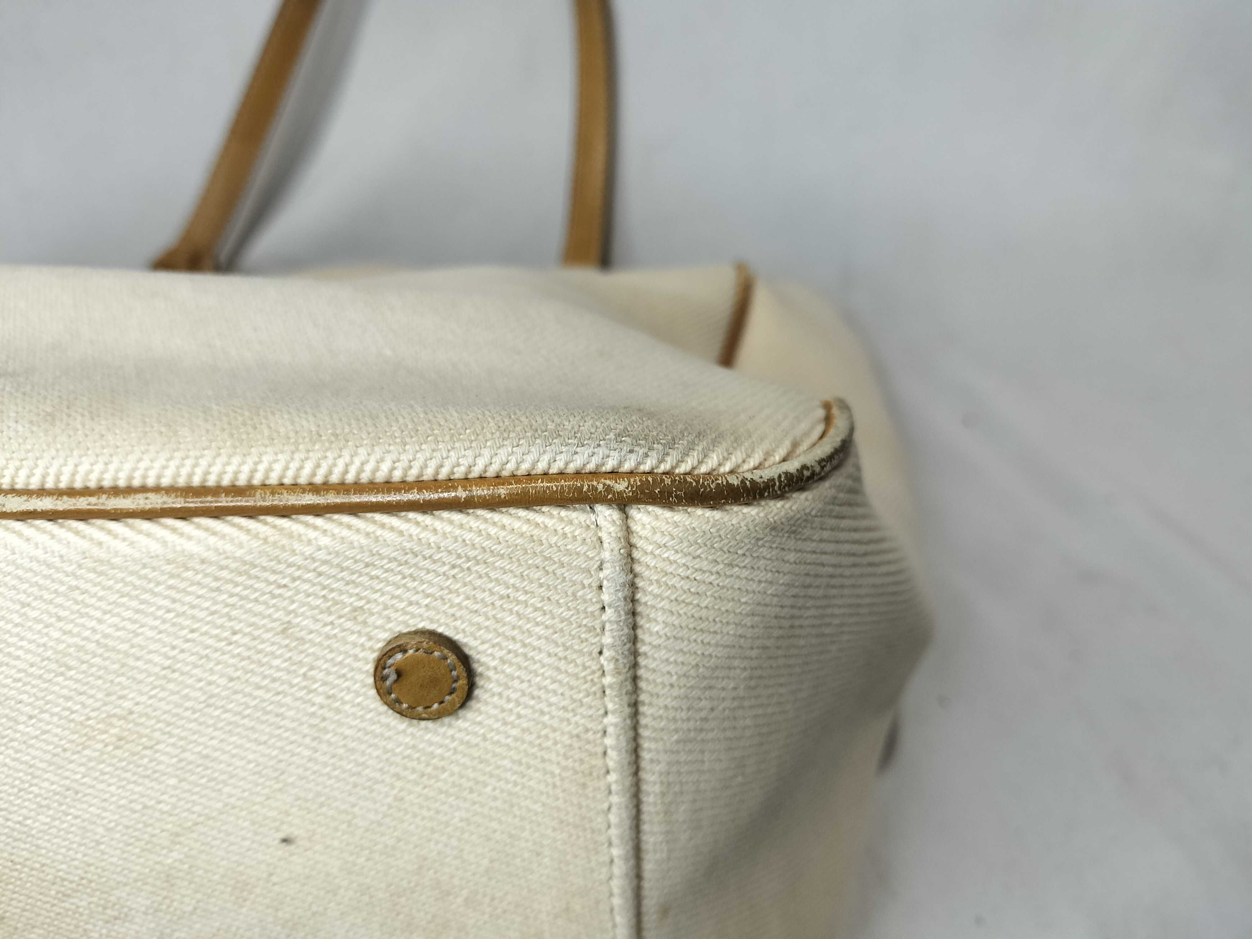 Blue Label Canvas Tote Bag with Horse Logo (Handbag) — view 7