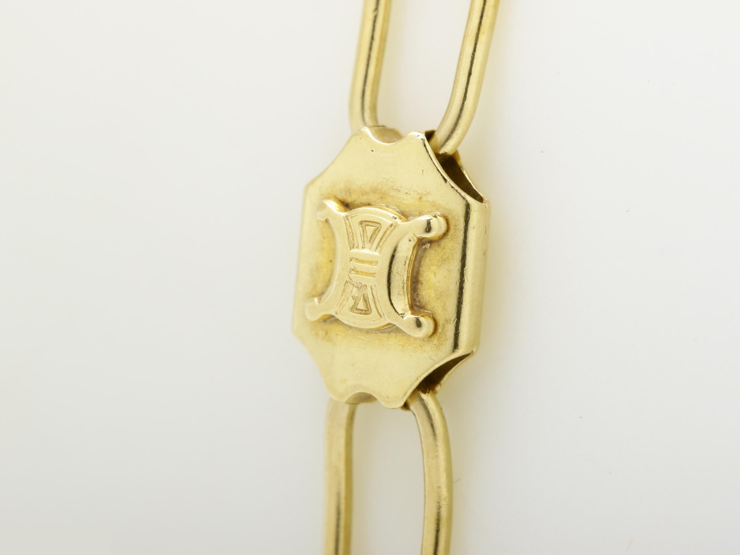 750 YG Triomphe Bracelet, approximately 19cm in length, 7.4g — view 3
