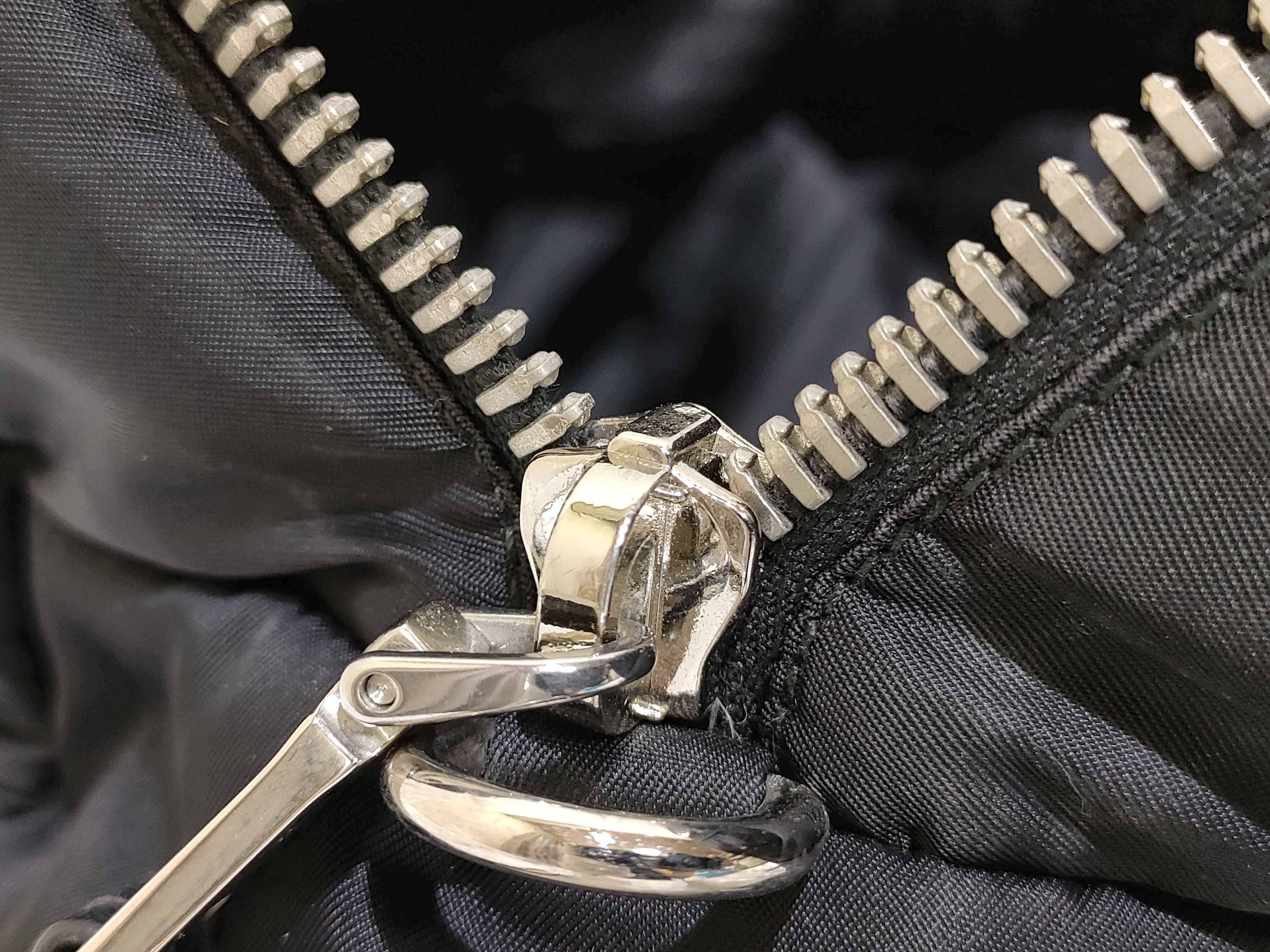 Nylon Bomber Handbag, Black, 158 Handbag — view 13