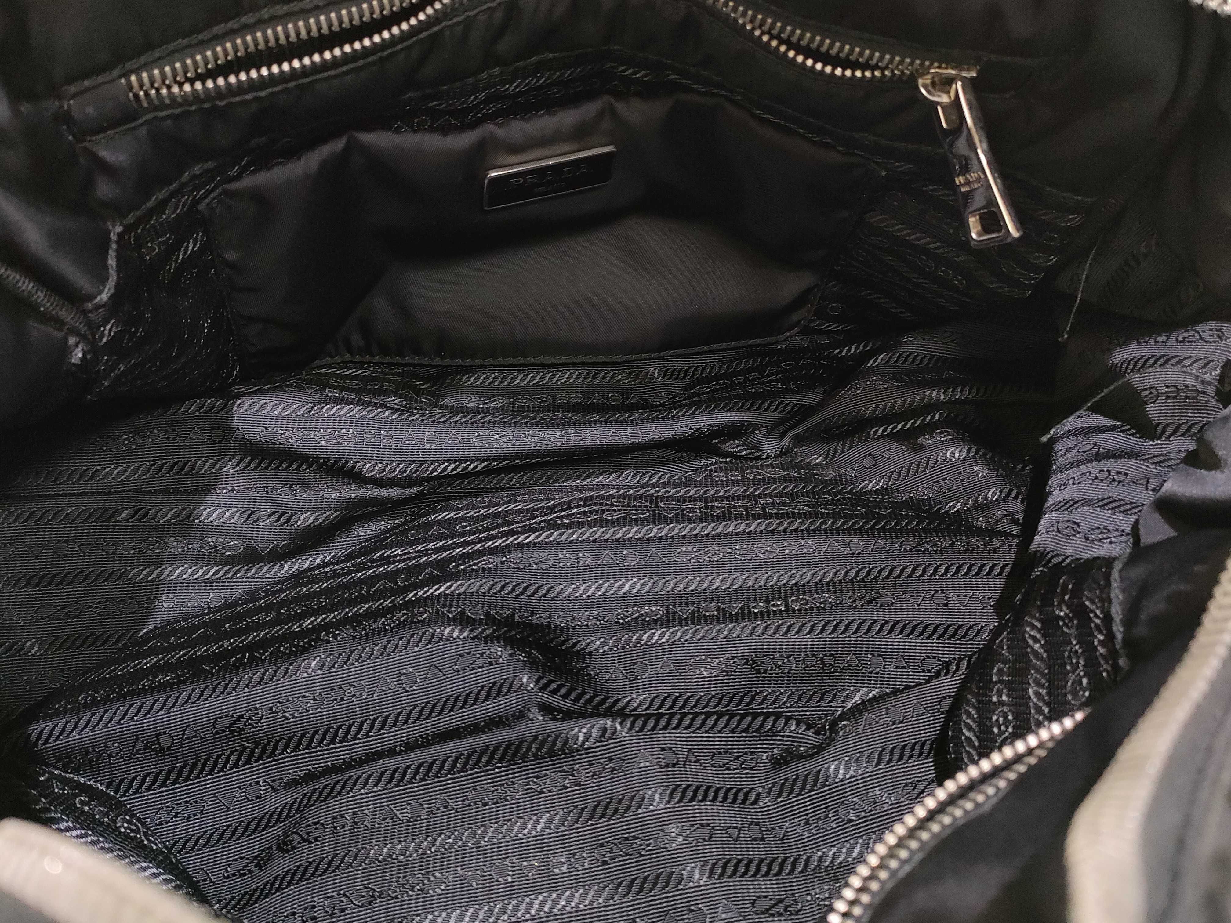 Nylon Bomber Handbag, Black, 158 Handbag — view 9