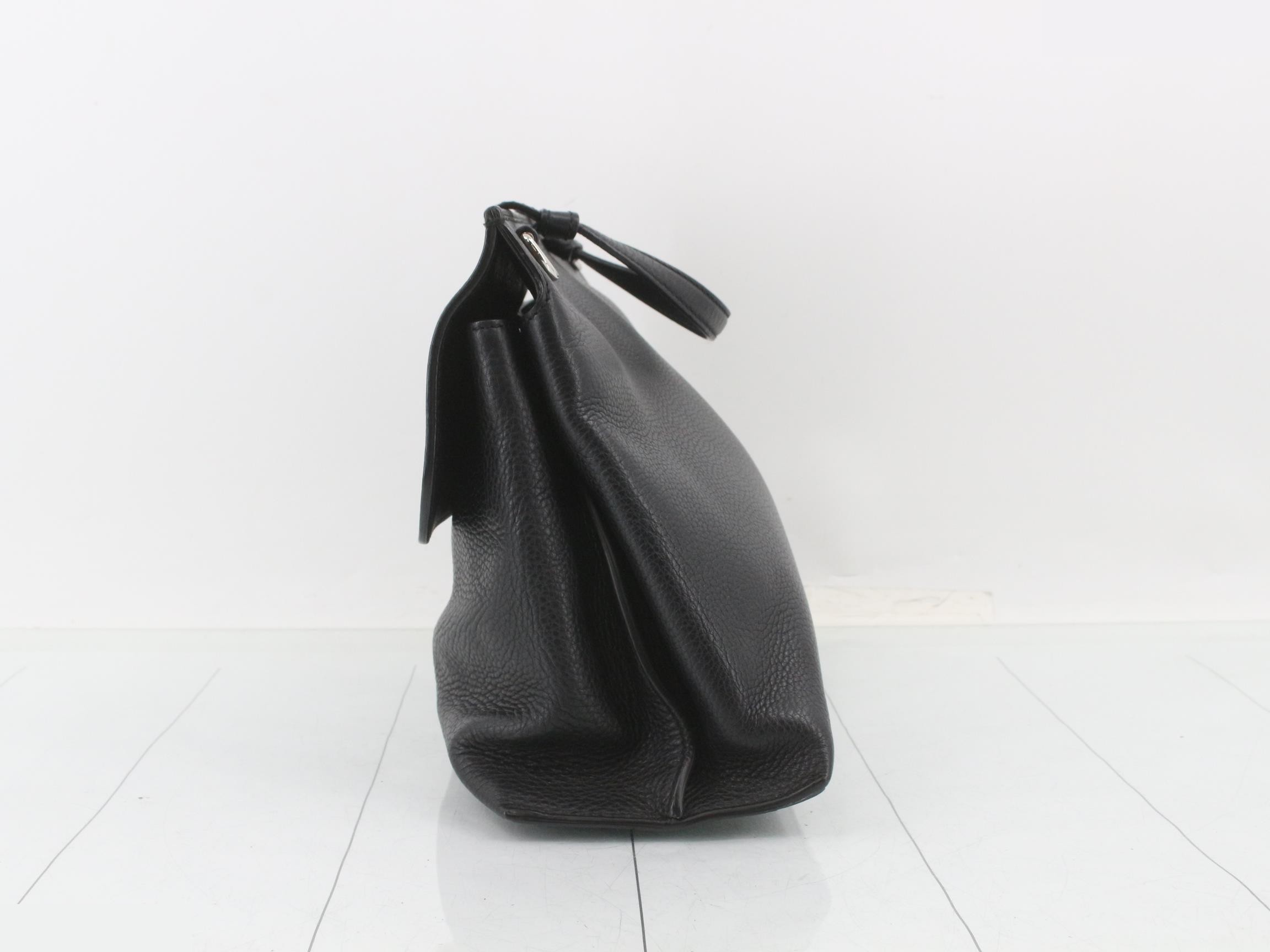 Bamboo Daily Medium 2-Way Embossed Black Bag (Comes with dust bag and strap) — view 3