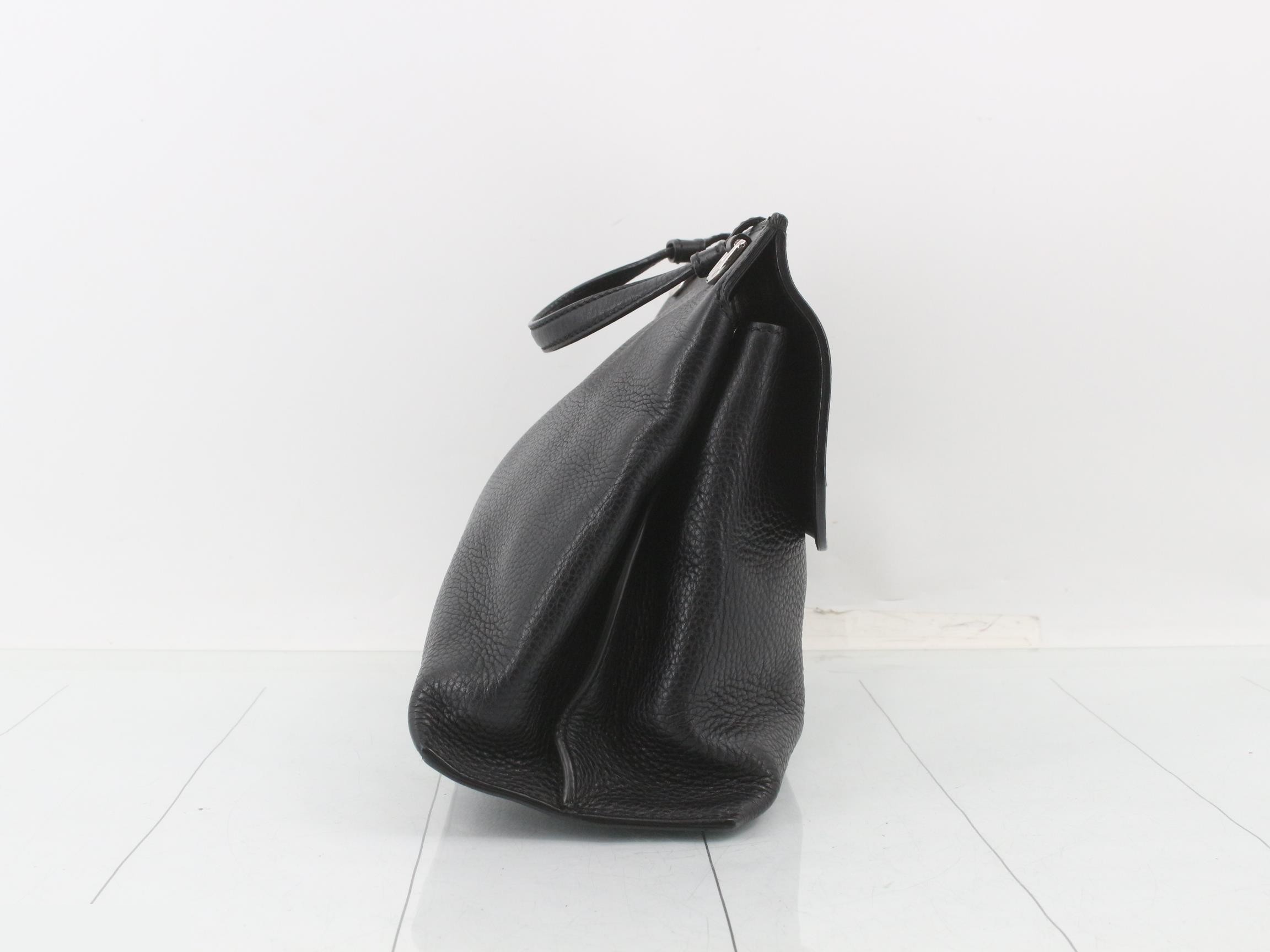 Bamboo Daily Medium 2-Way Embossed Black Bag (Comes with dust bag and strap) — view 4