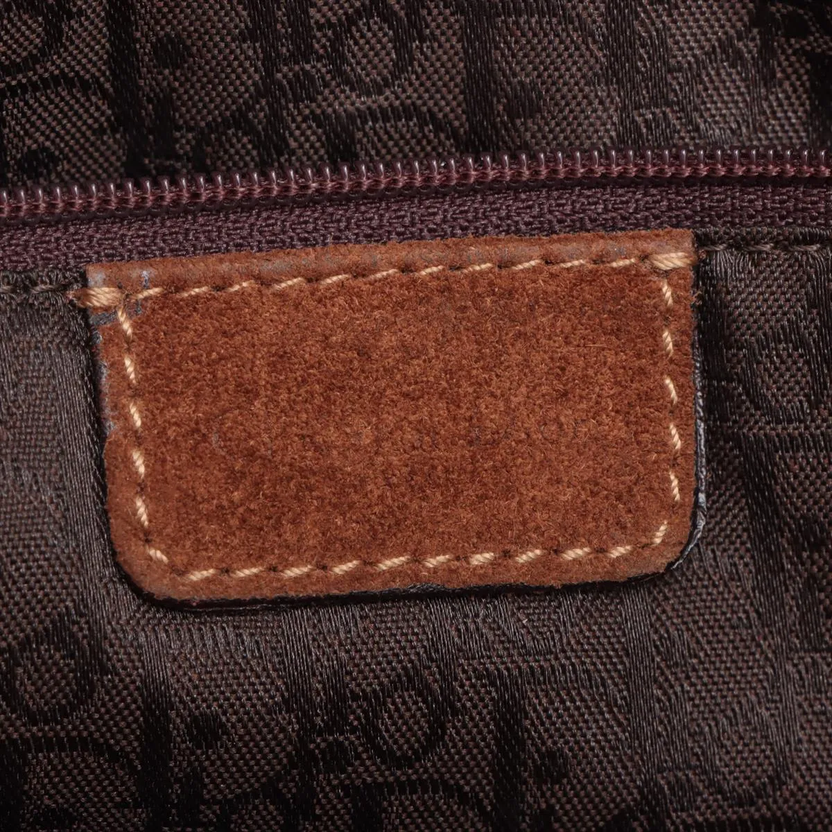 Saddle Bag Haraco x Suede Shoulder Bag Beige x Brown — view 10