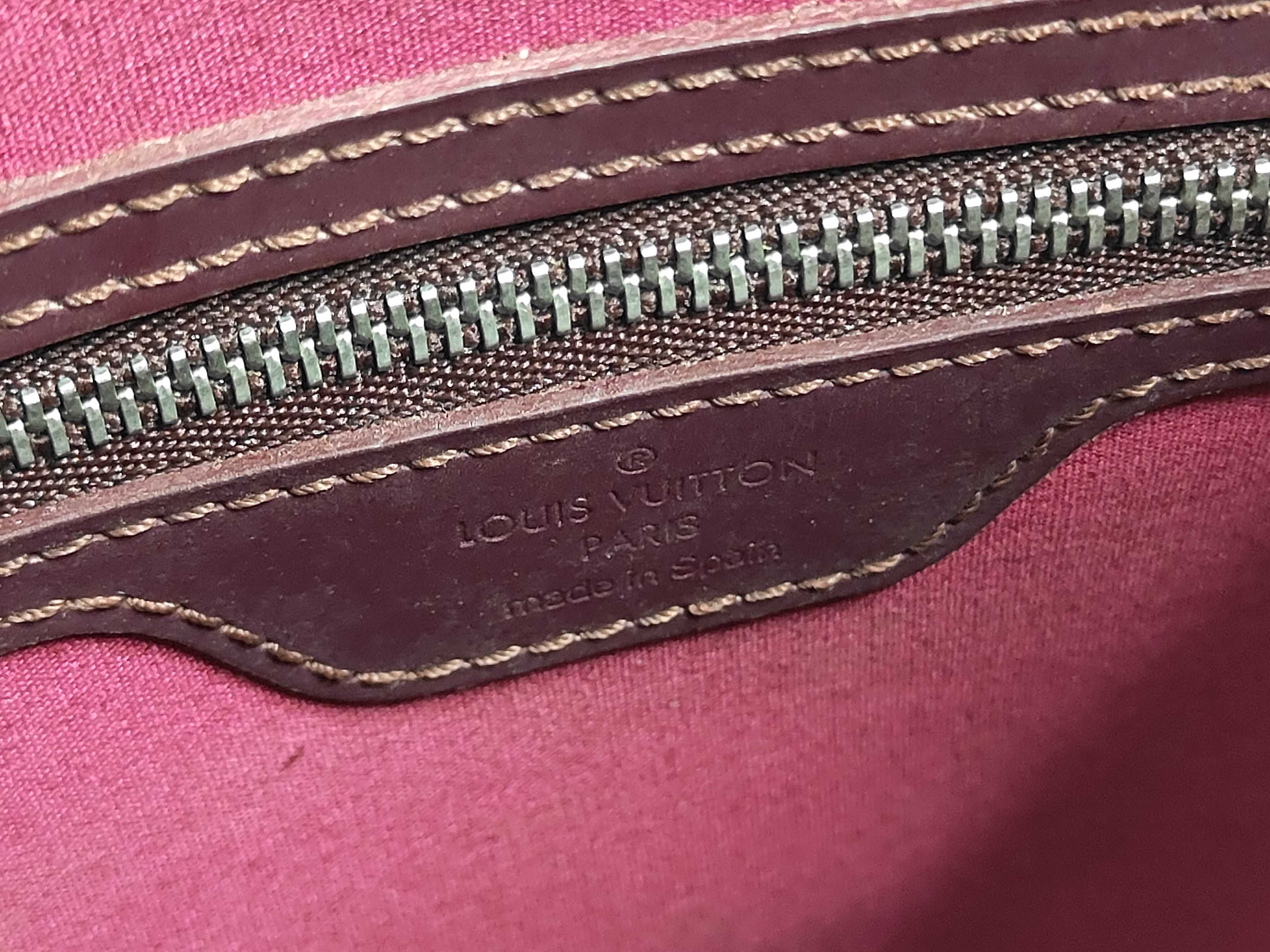 Stockton Monogram Matte Purple Shoulder Bag — view 8