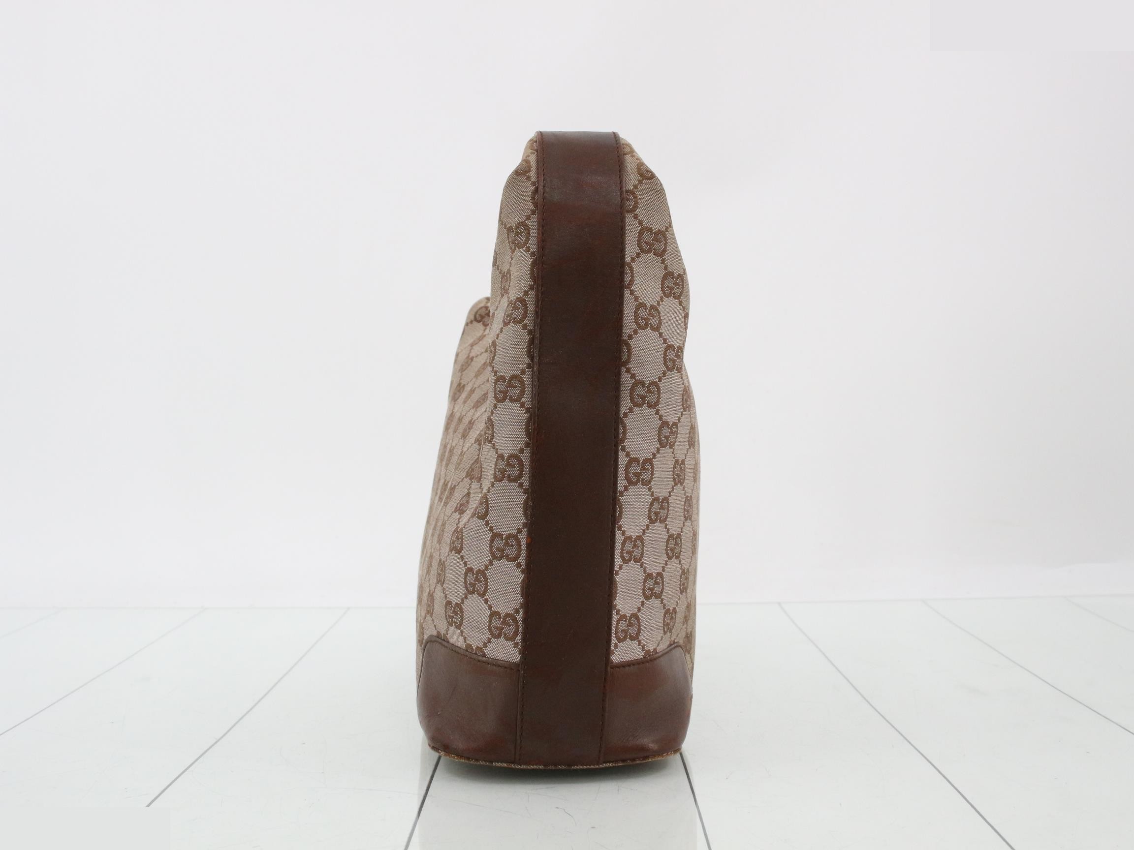 Canvas Shoulder Bag, Brown, 001 4204 001364 — view 3