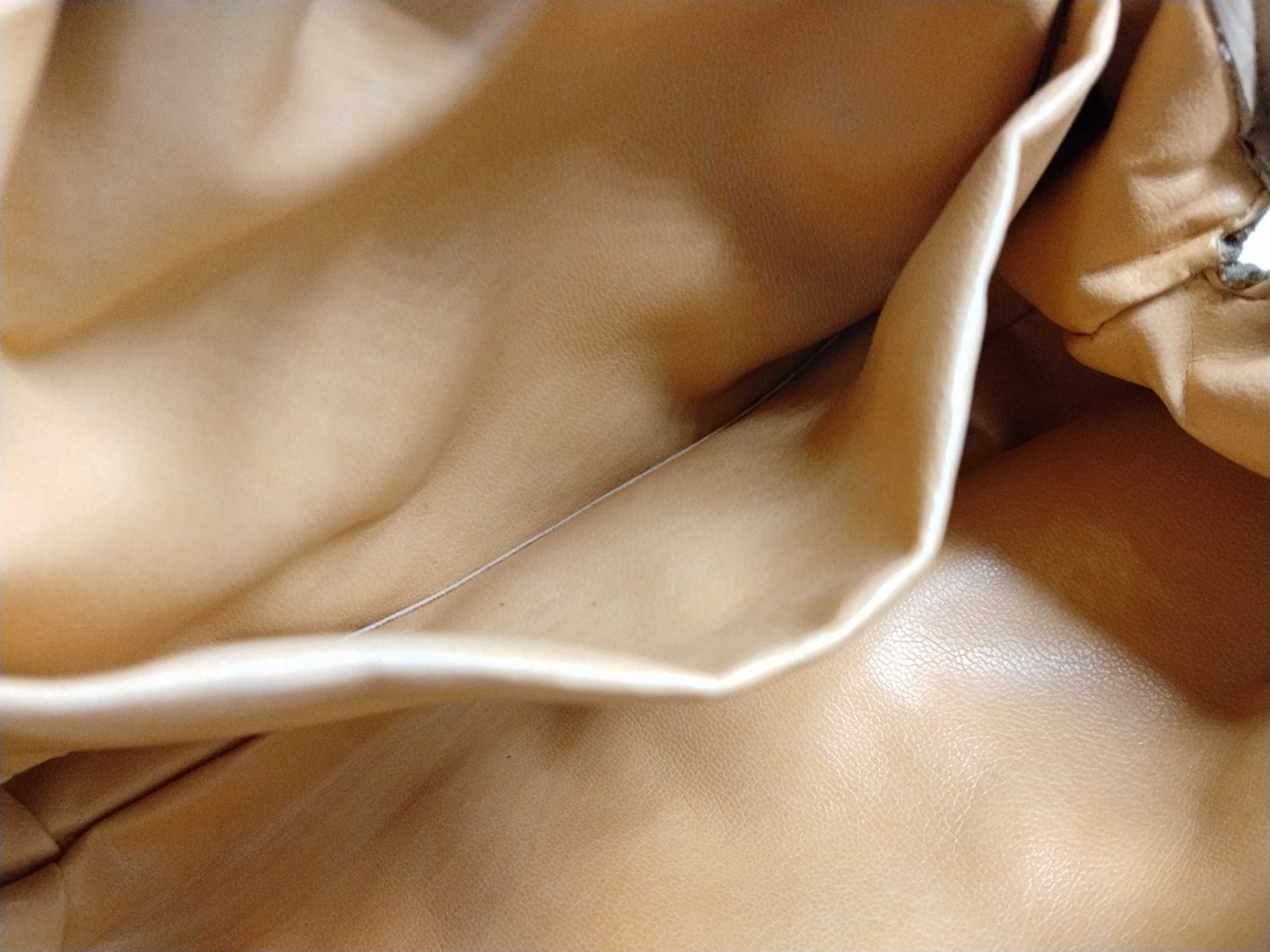 Leather Drawstring Shoulder Bag — view 11