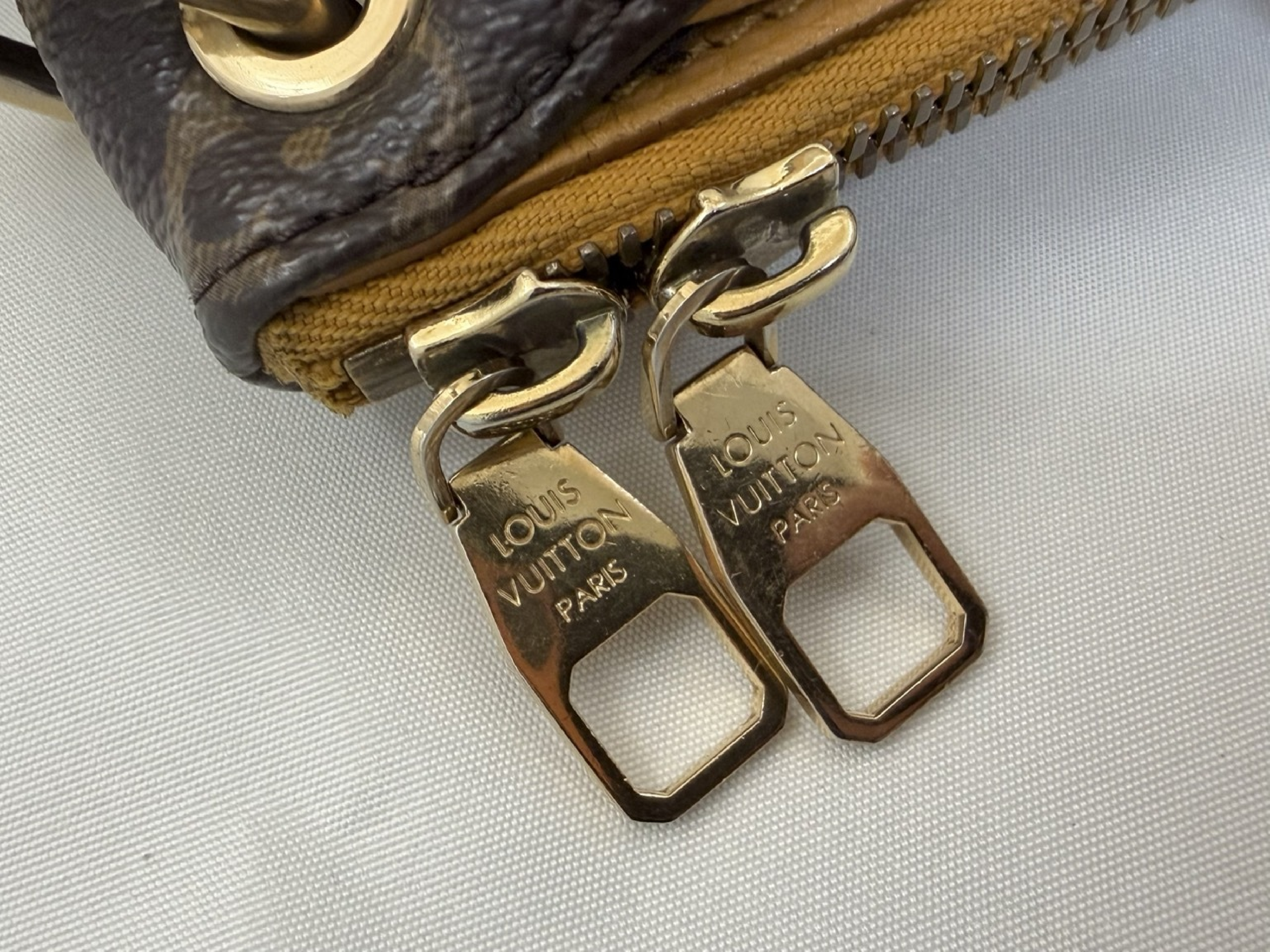M40929 Monogram Pallas Saffron Shoulder Bag with Shoulder Strap — view 9