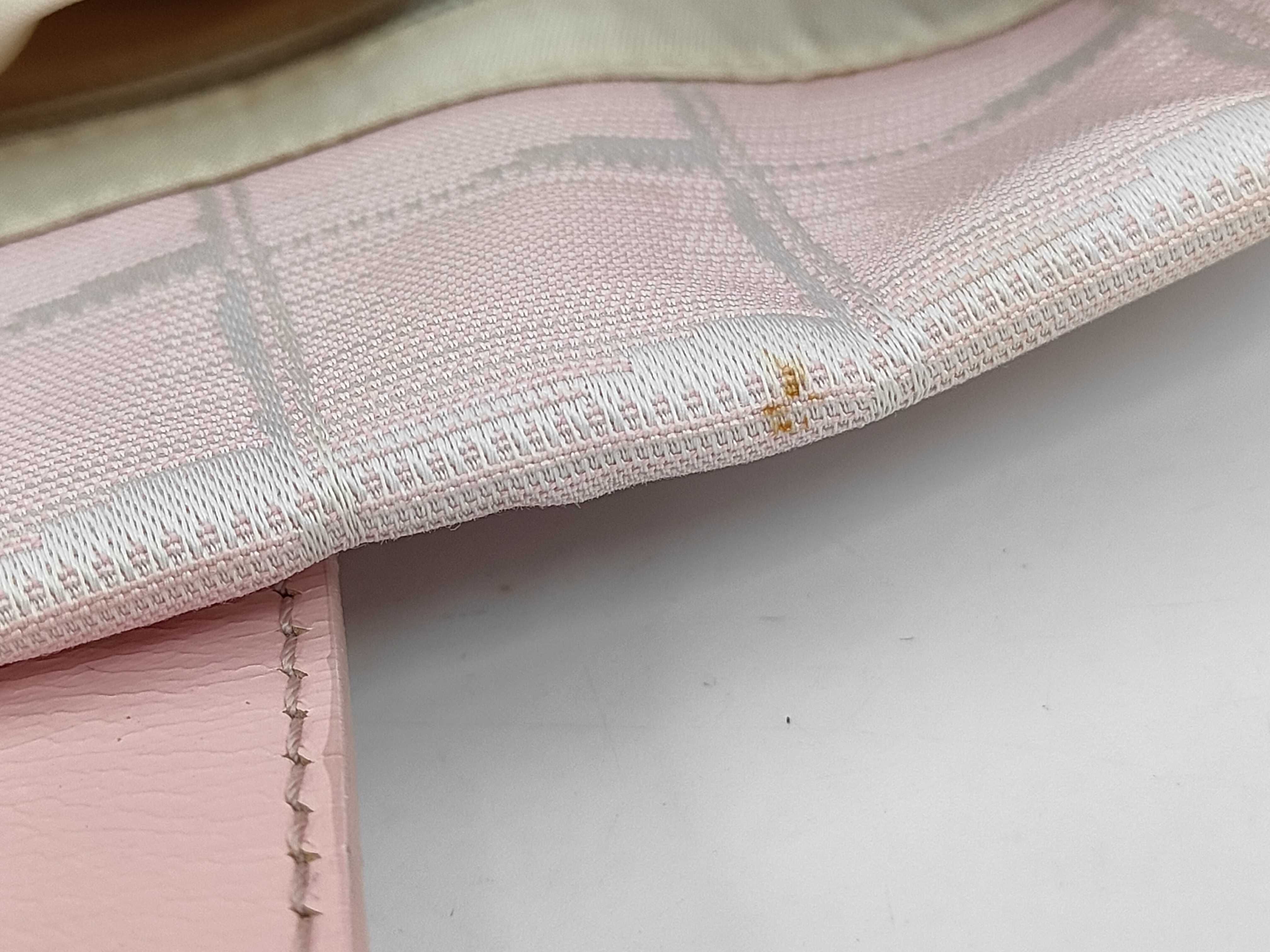 New Travel Line Nylon Handbag, Pink, Silver Hardware, Tote Bag — view 11