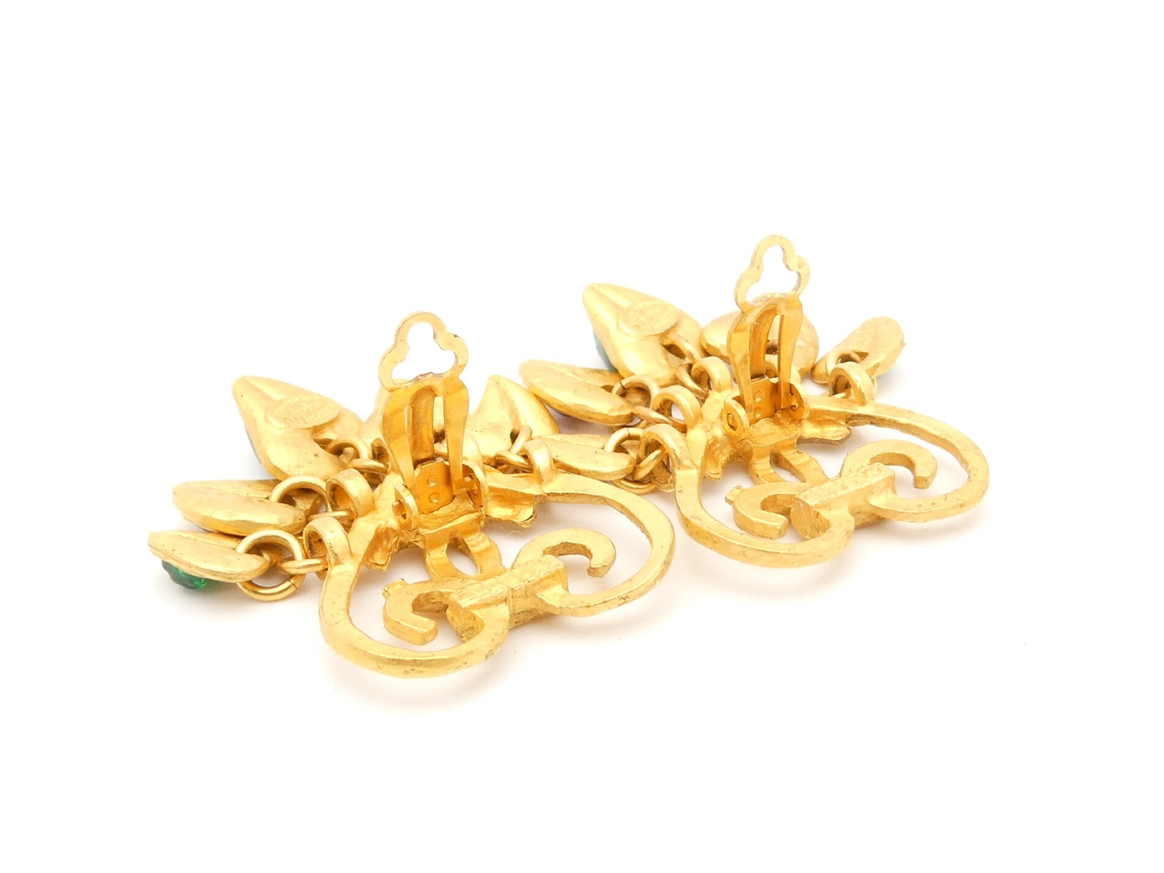 Coco Mark Gold Heart Earrings — view 4