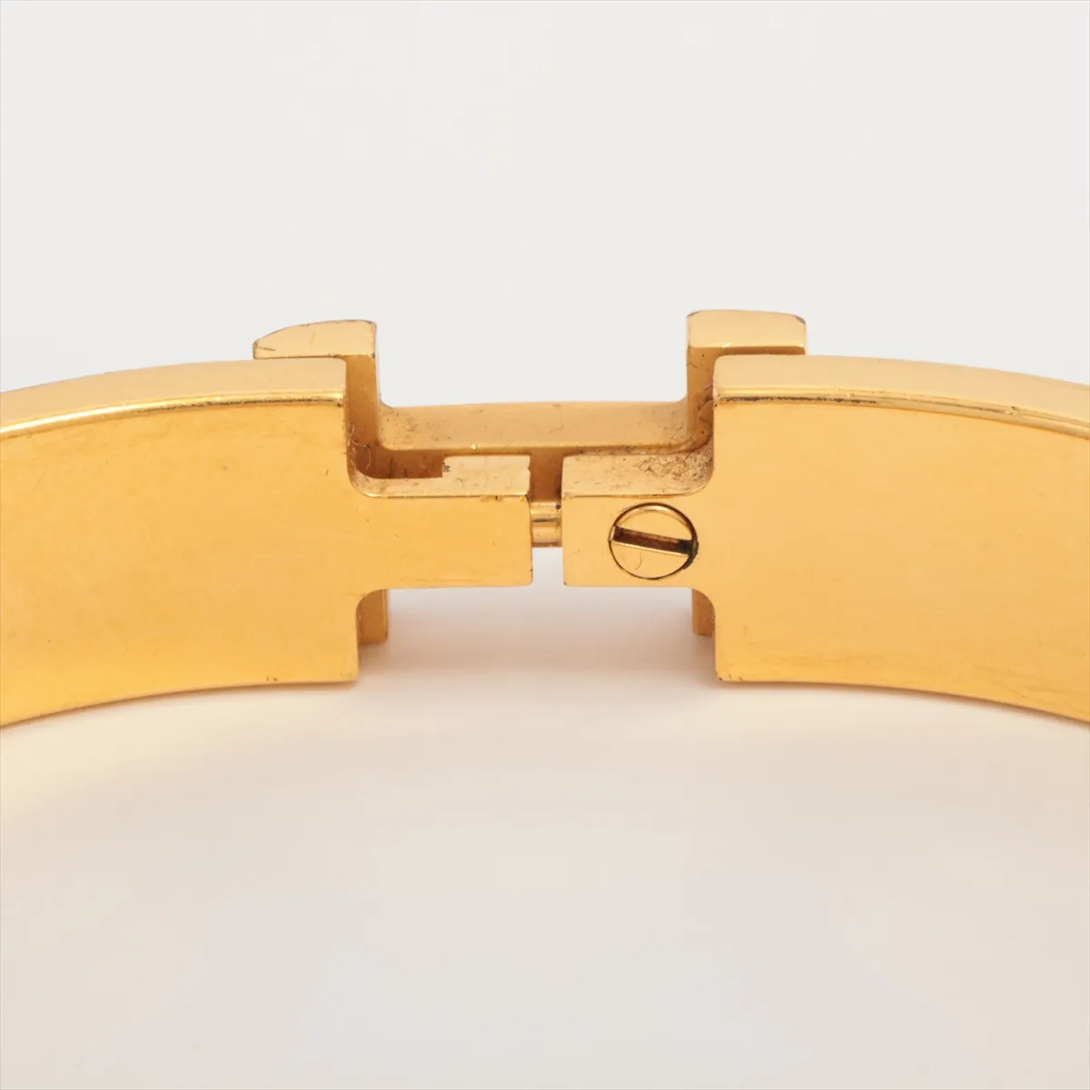 Clic Clac H Bangle DF1204 Bangle GP Gold x Brown — view 4