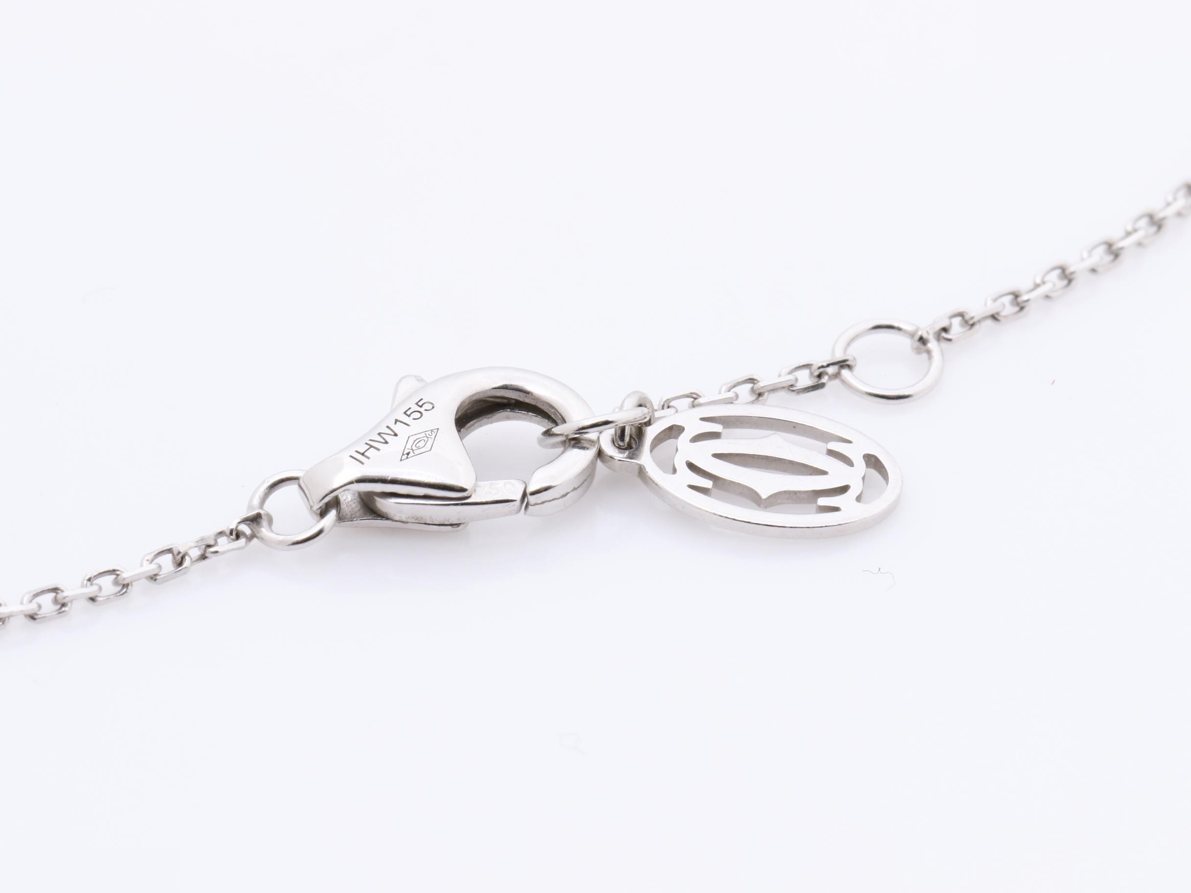 Damour Bracelet, 1PD (Pearl Diamond), 750WG (White Gold), 1.3g, Wrist size approx. 17cm — view 5