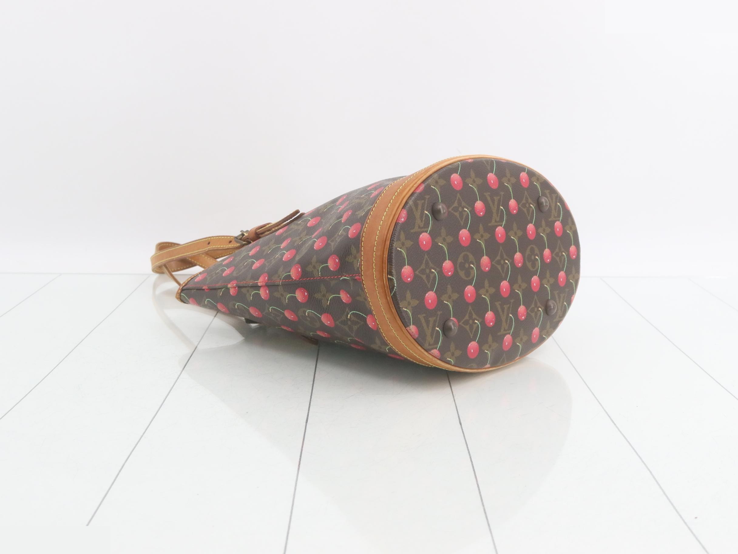 Monogram Cherry Bucket PM — view 5