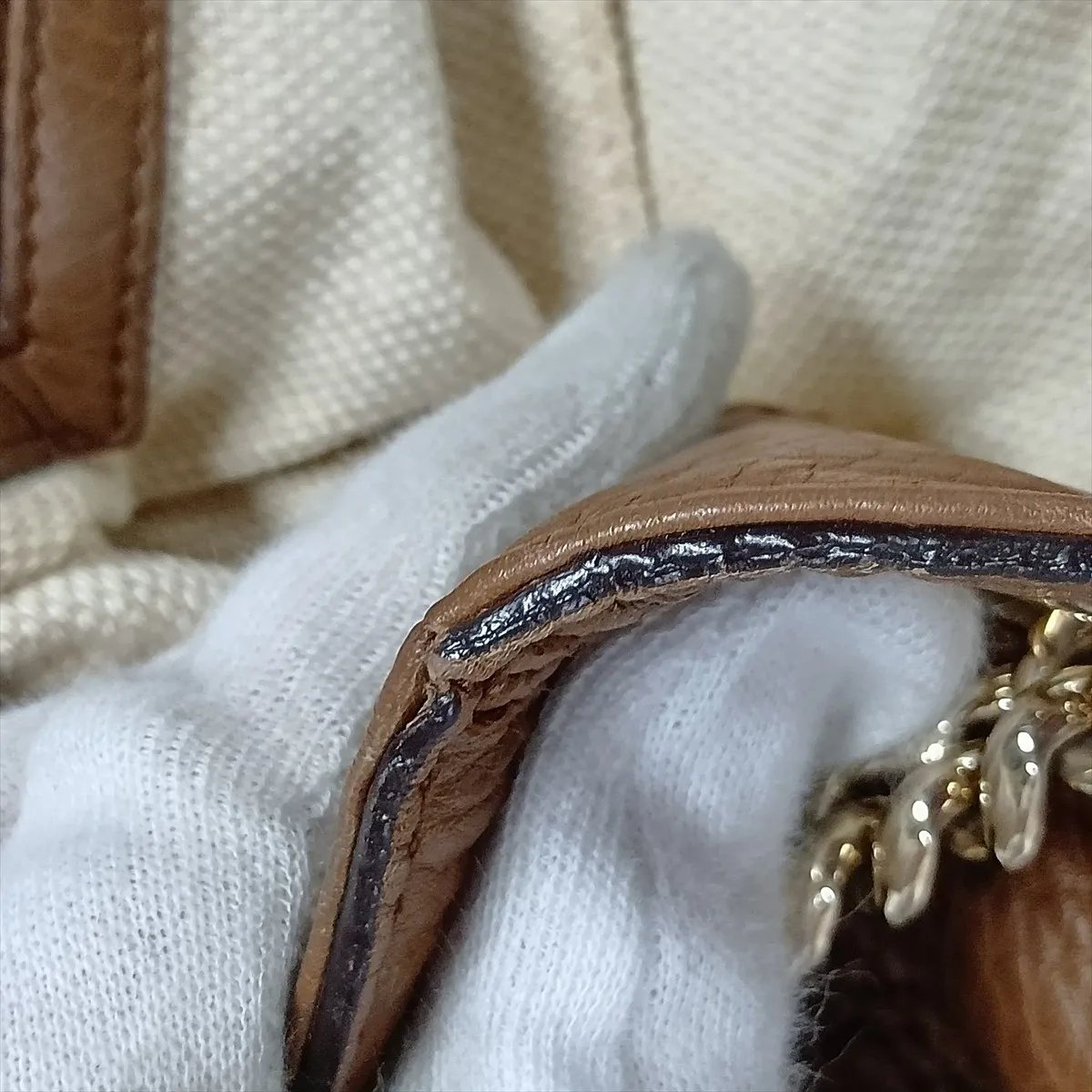 Soho 308982 Leather Tote Bag Brown — view 11