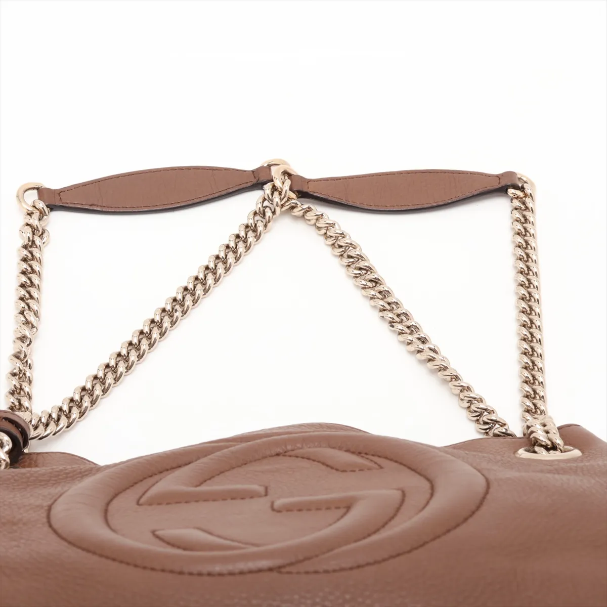 Soho 308982 Leather Tote Bag Brown — view 6
