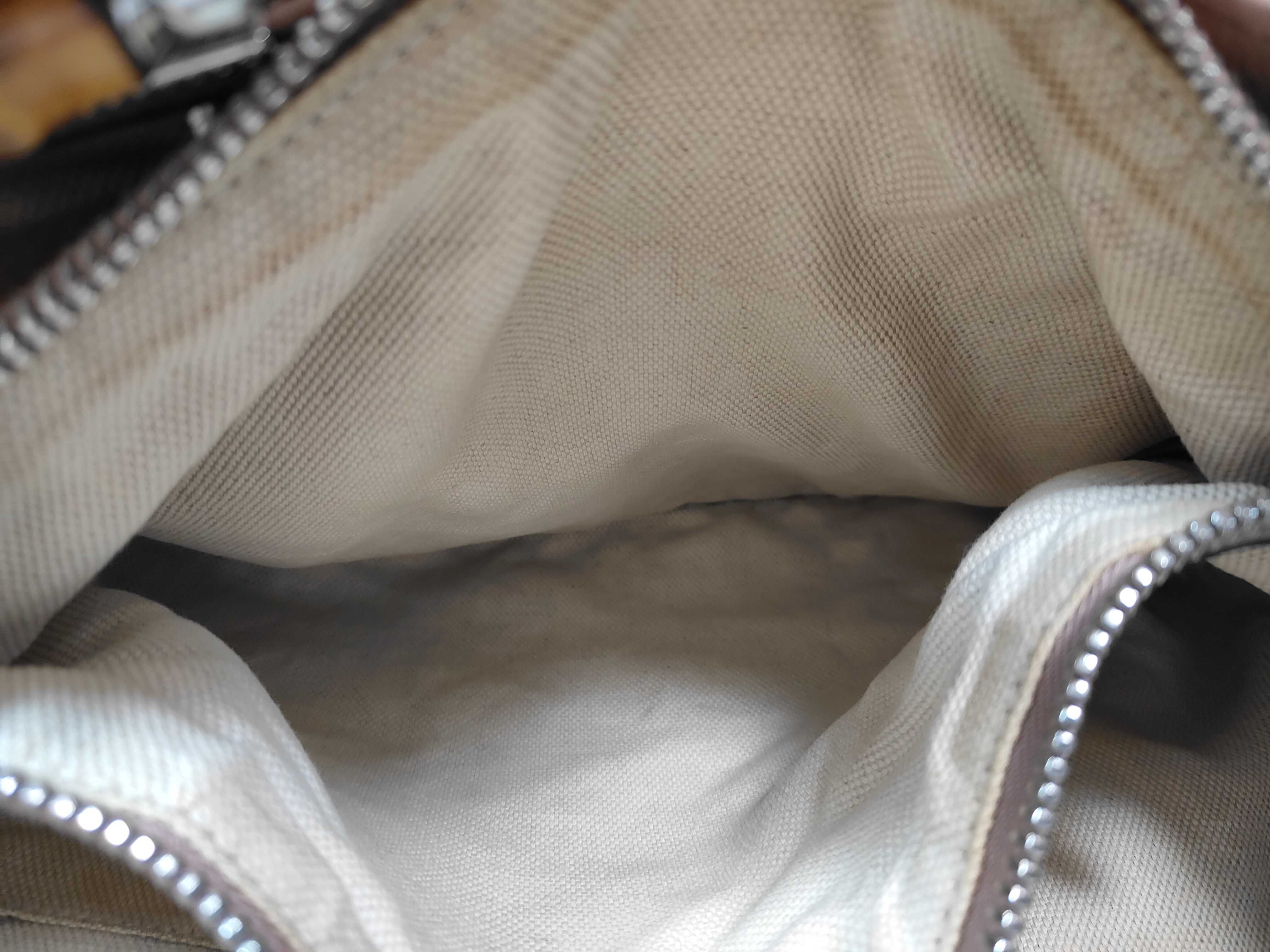 GG Canvas Bamboo Woven Handle Tote Bag Pink 232947 Tote Bag — view 12