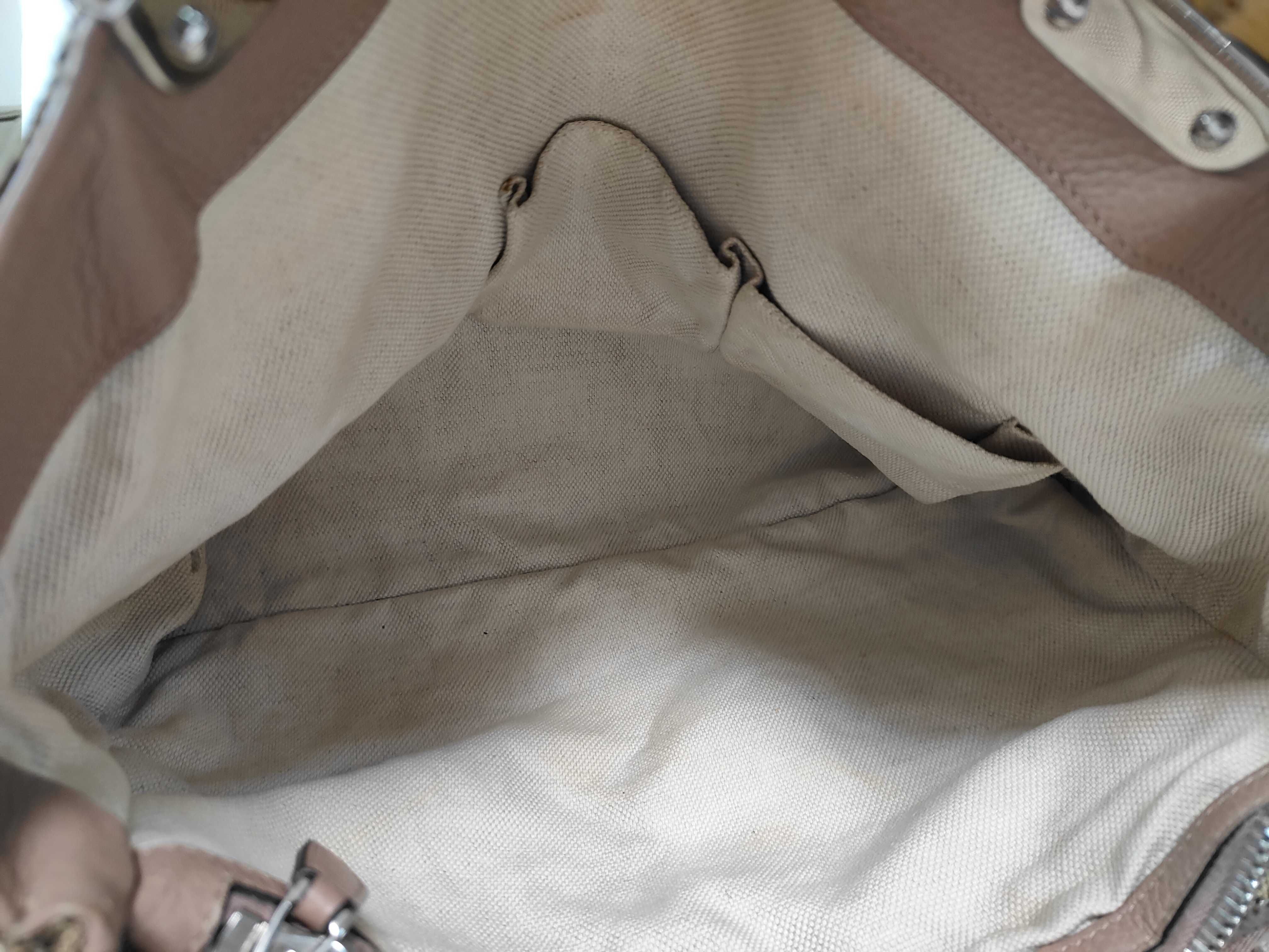 GG Canvas Bamboo Woven Handle Tote Bag Pink 232947 Tote Bag — view 9