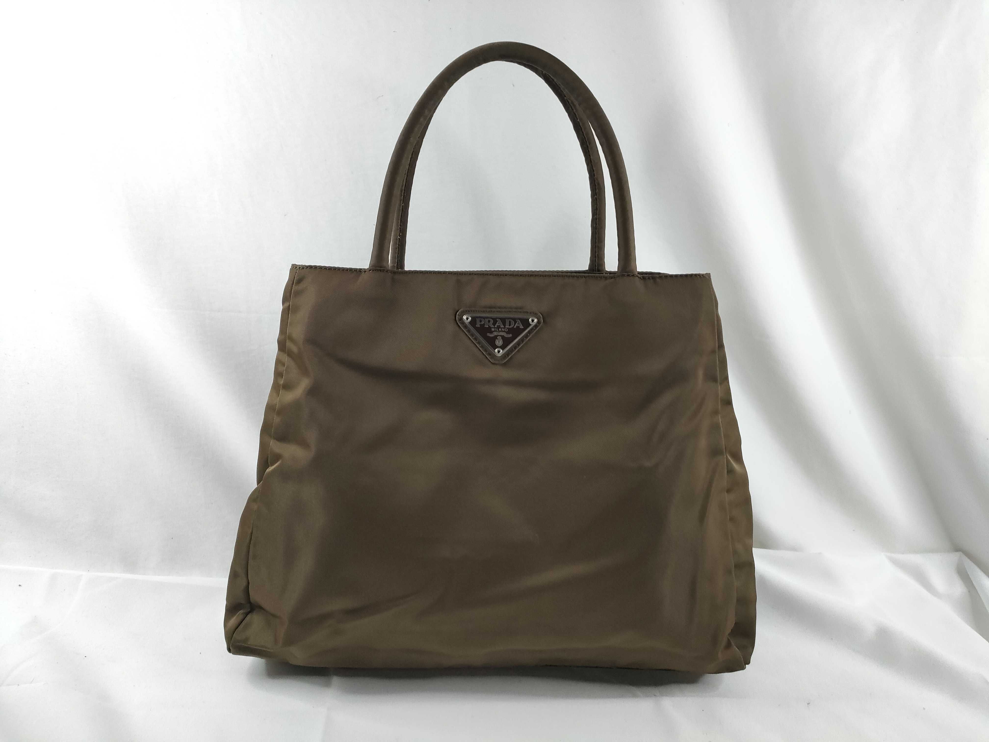 Nylon Prada Triangle Logo Tote Bag Handbag 31 Handbag