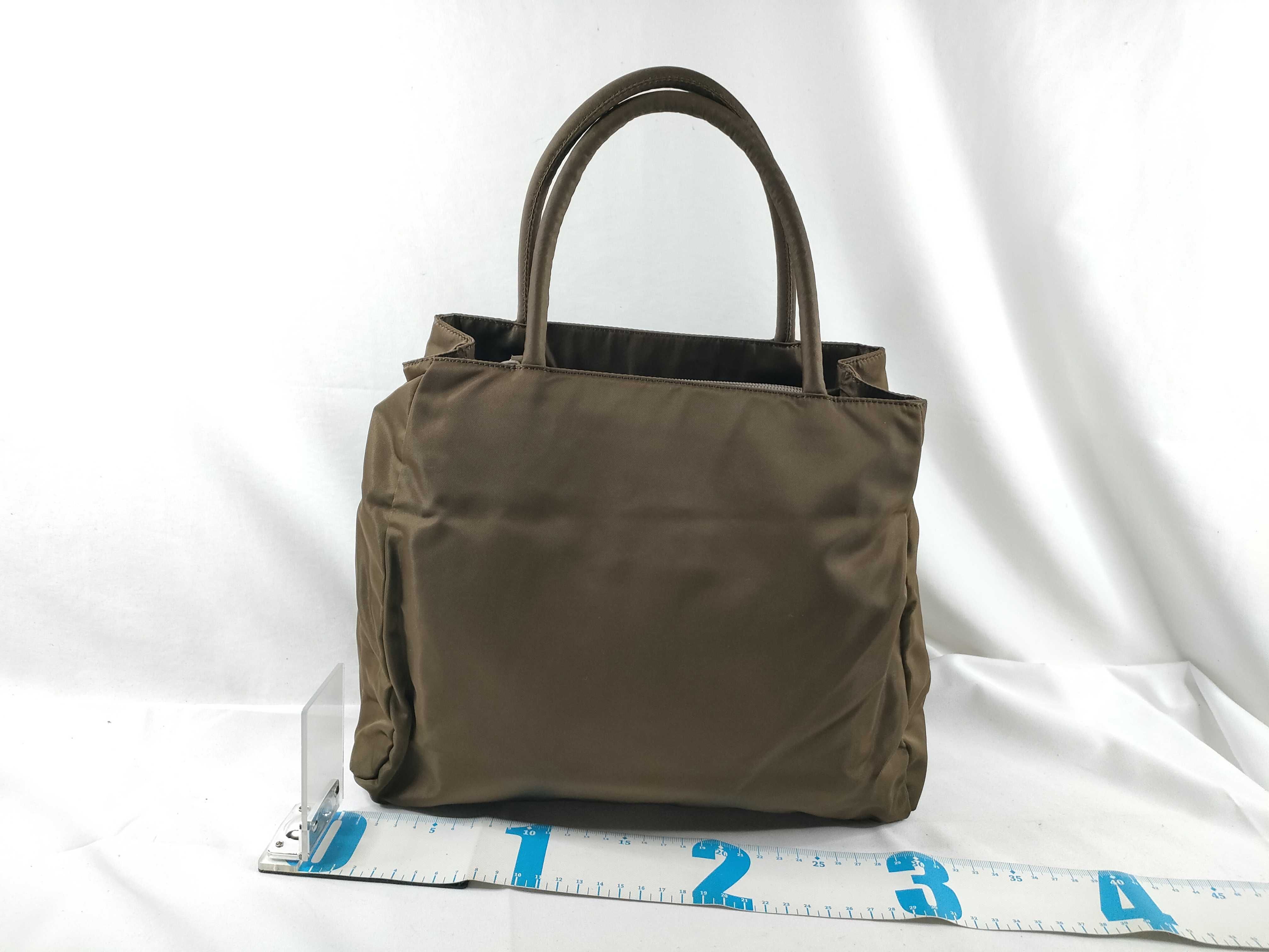 Nylon Prada Triangle Logo Tote Bag Handbag 31 Handbag — view 2