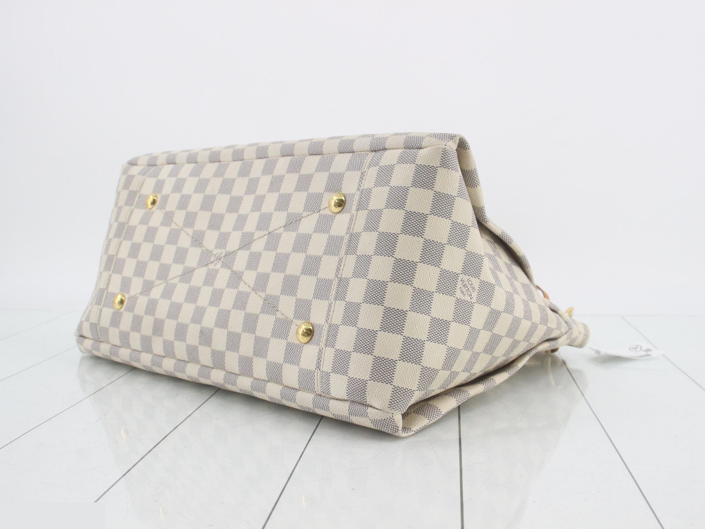 Damier Azur Artsy MM Shoulder Bag — view 6