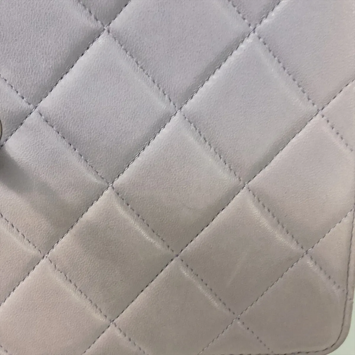 Matelassé Lambskin Shoulder Bag, Purple, Silver Hardware, 4827411, Series 4 — view 15