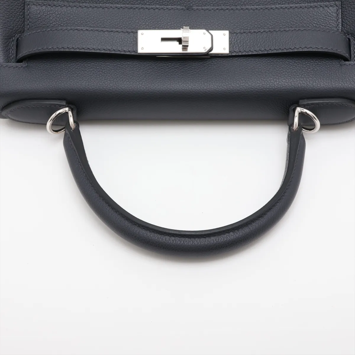 [Individually packaged] Hermes Kelly 28 Retourne Verso Evercolor Blue Indigo x Navy Silver Hardware K: 2025 — view 5