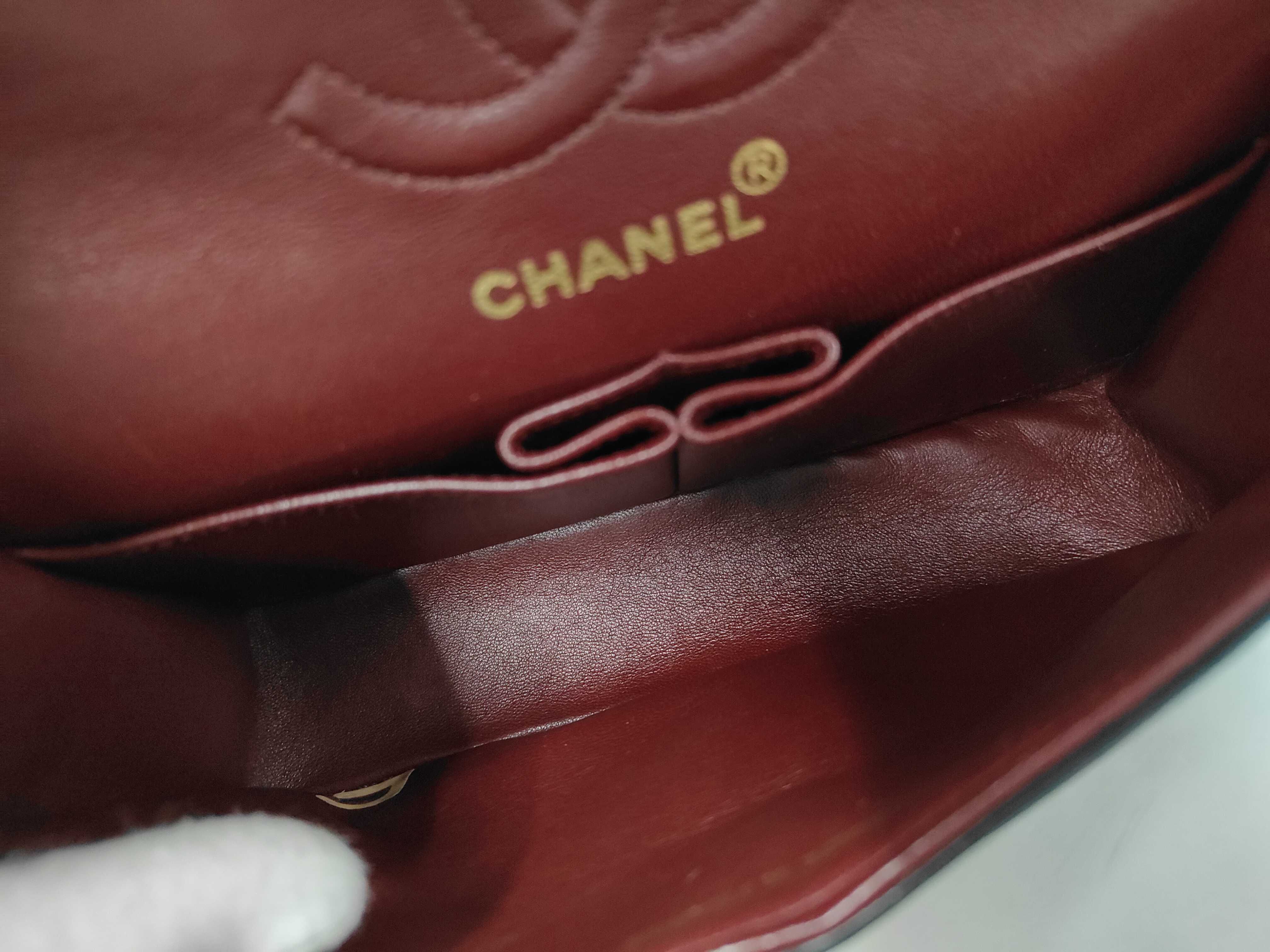 Matelassé 23 Lambskin Double Flap Double Chain Shoulder Bag — view 9