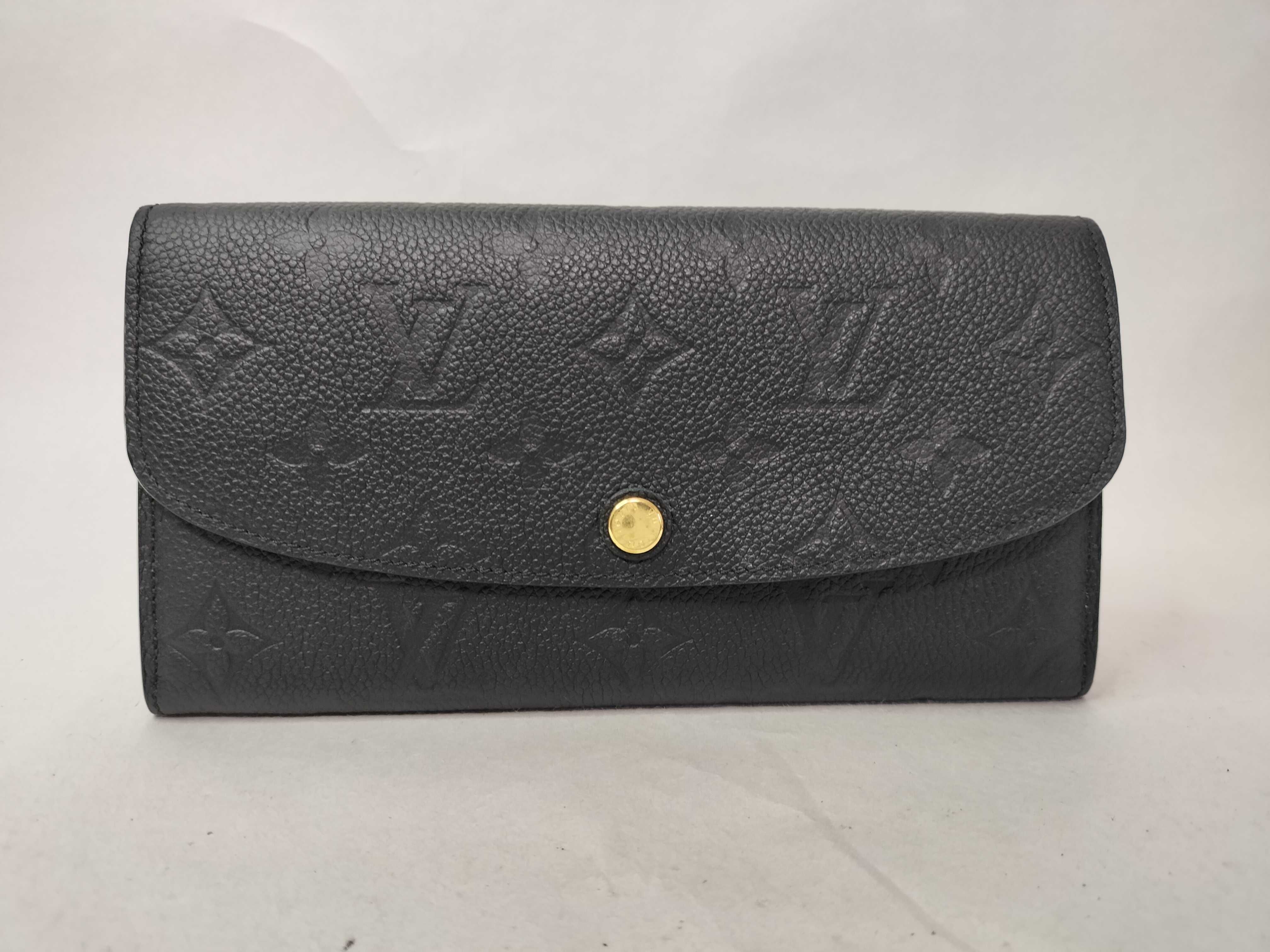 Monogram Empreinte Louis Vuitton Monogram Empreinte Portefeuille Emilie Long Wallet *With initials - M62369 RFID Wallet
