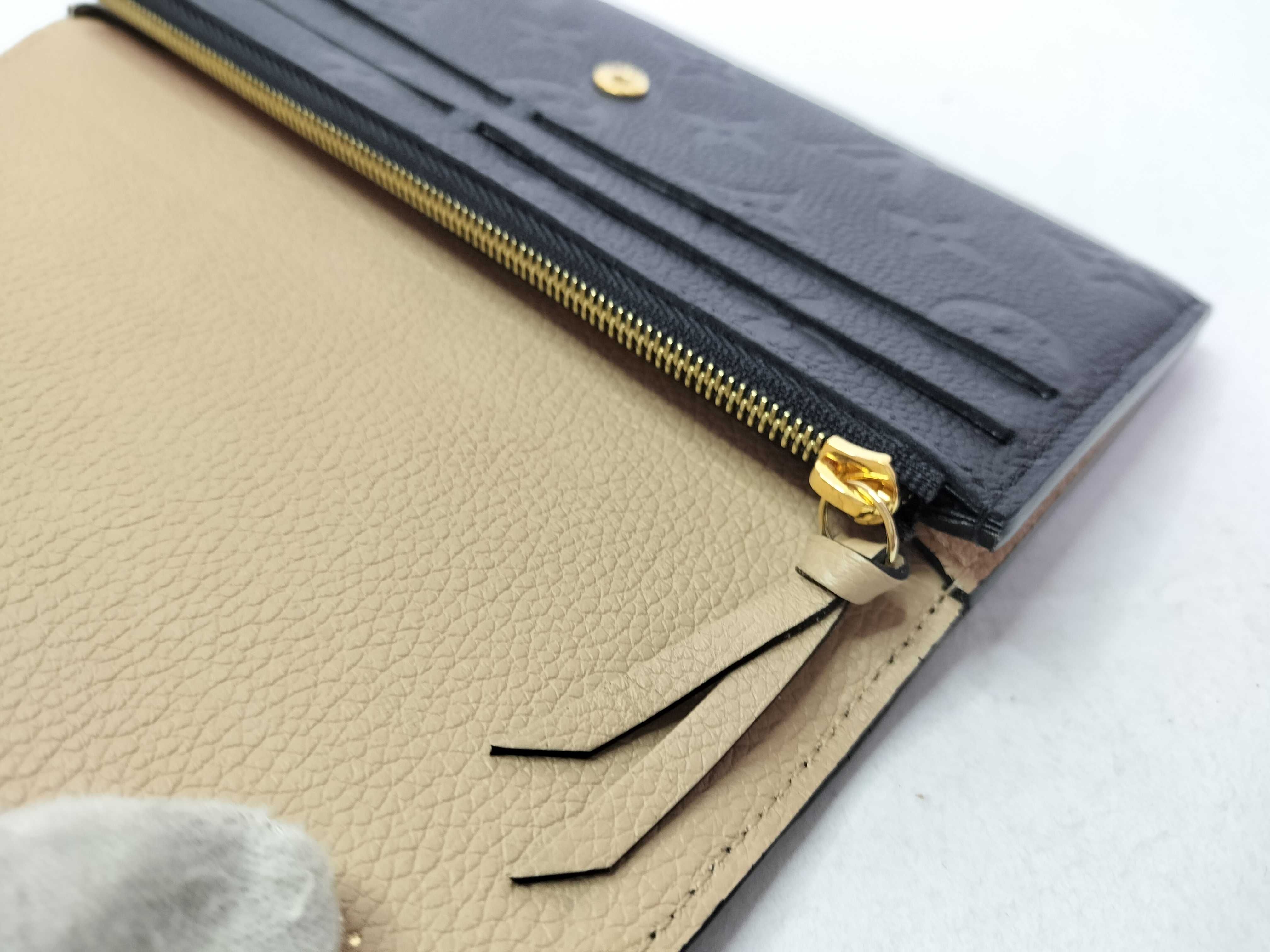Monogram Empreinte Louis Vuitton Monogram Empreinte Portefeuille Emilie Long Wallet *With initials - M62369 RFID Wallet — view 13