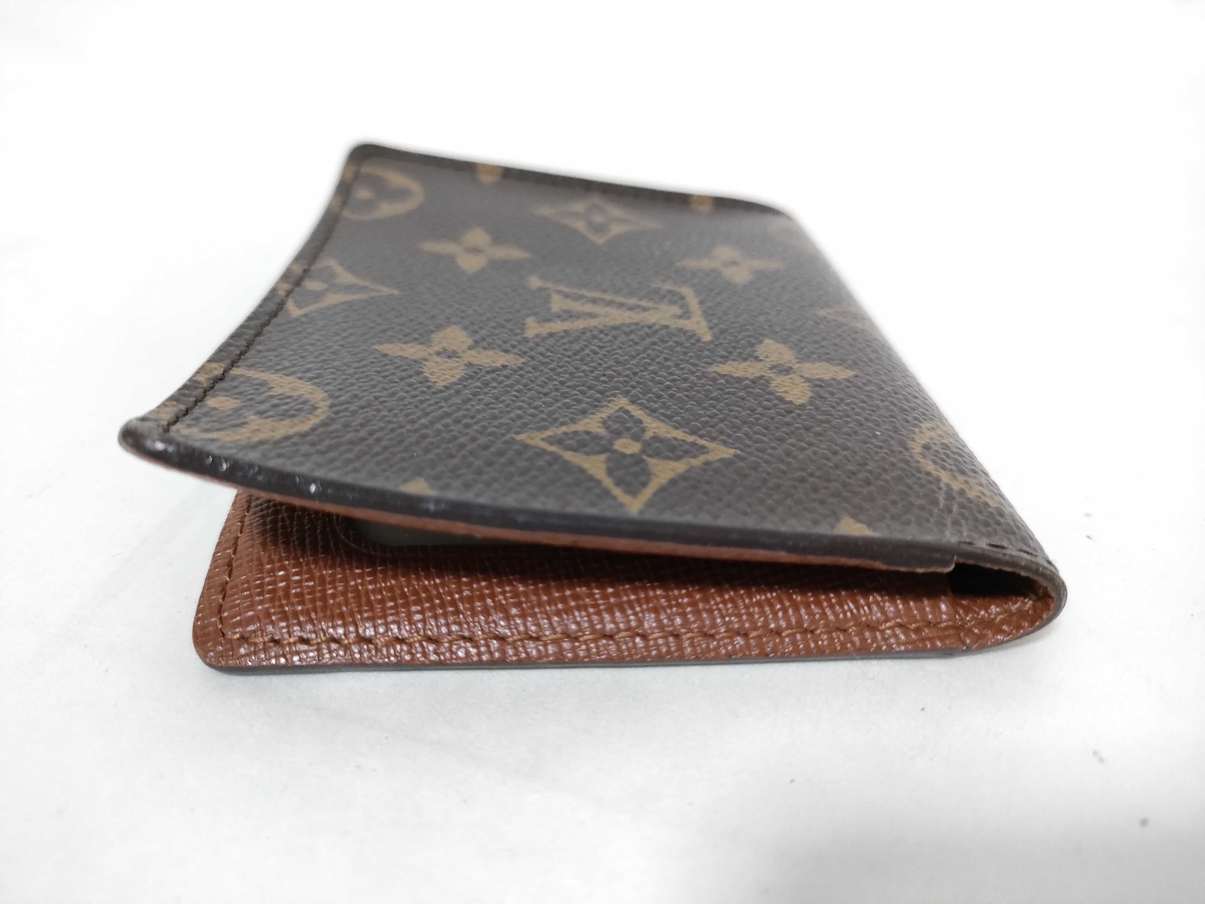 Monogram Porte 2 Cartes Vertical Card Case (Card Case/Pass Case/Business Card Holder) — view 5