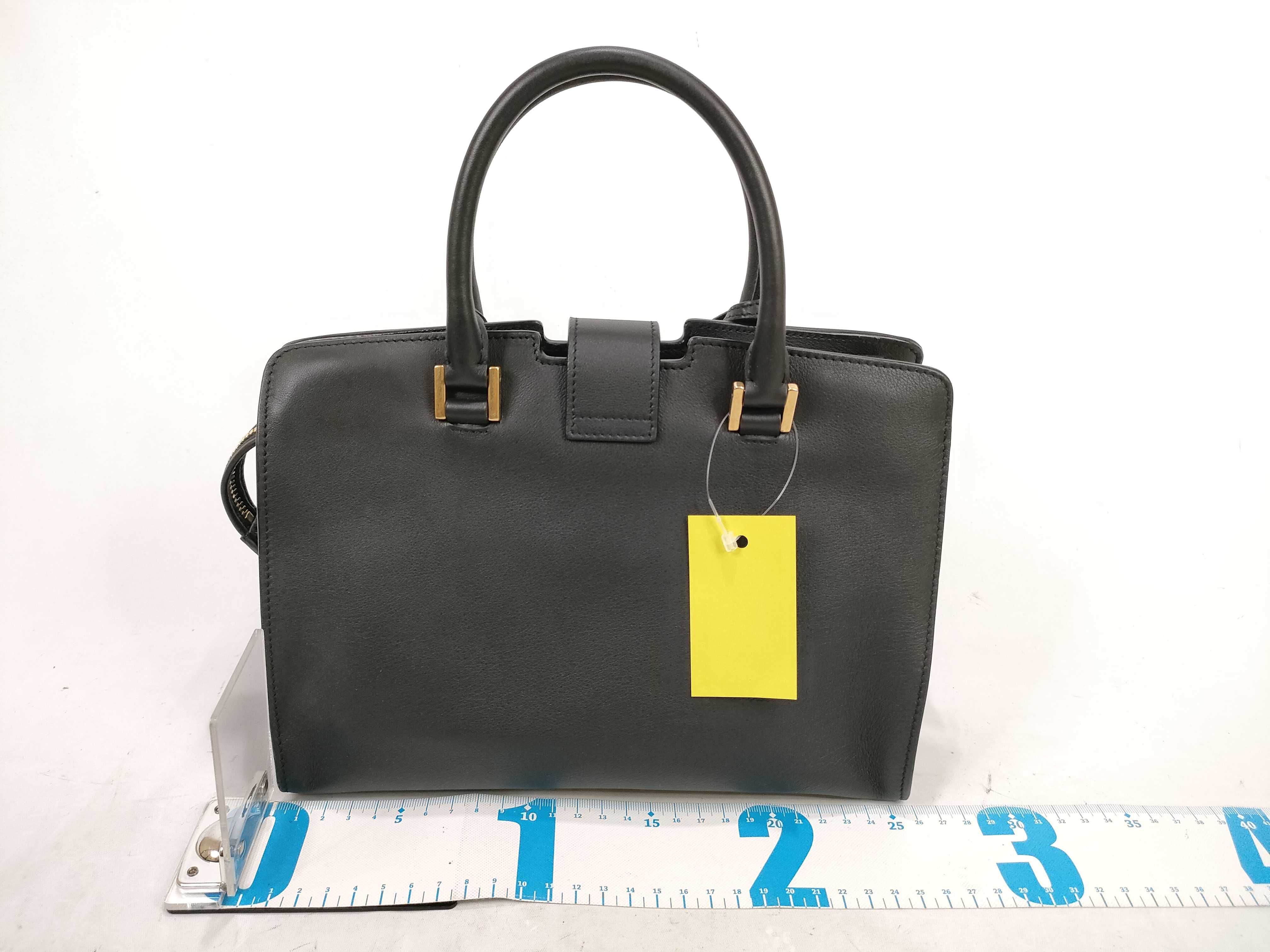 Baby Cabas 2-Way Handbag, Black, with ST trim. — view 2