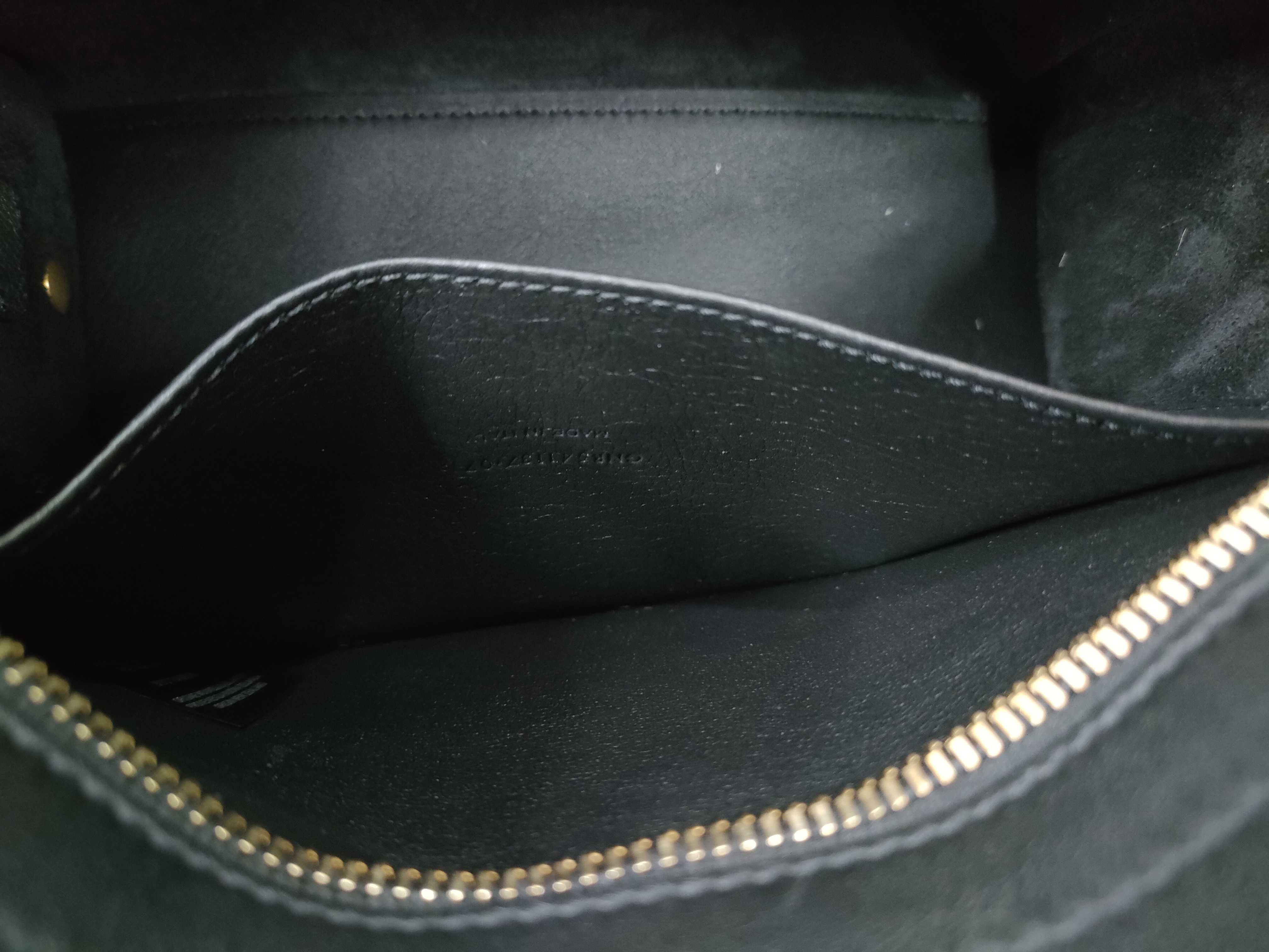 Baby Cabas 2-Way Handbag, Black, with ST trim. — view 13