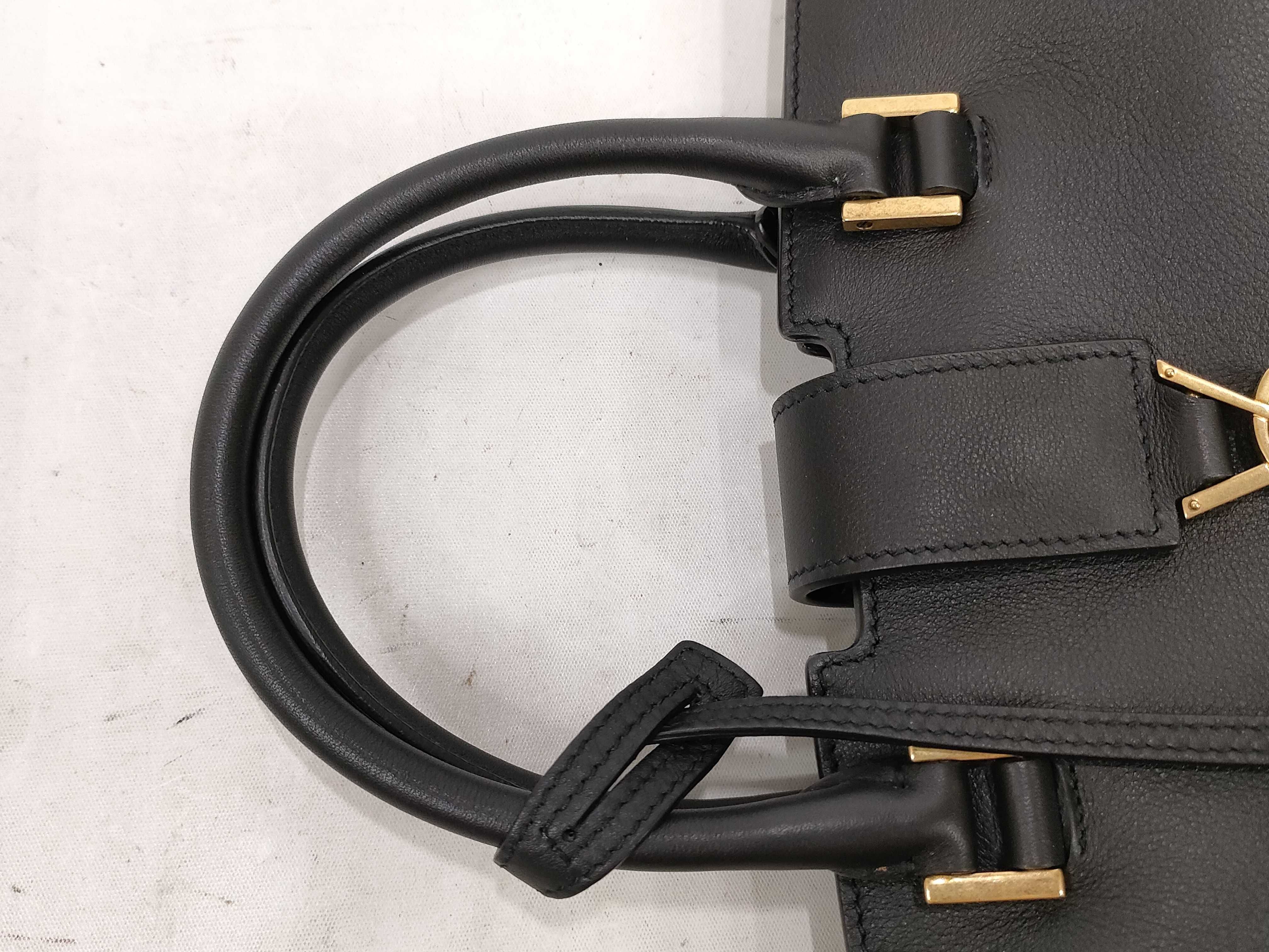 Baby Cabas 2-Way Handbag, Black, with ST trim. — view 3