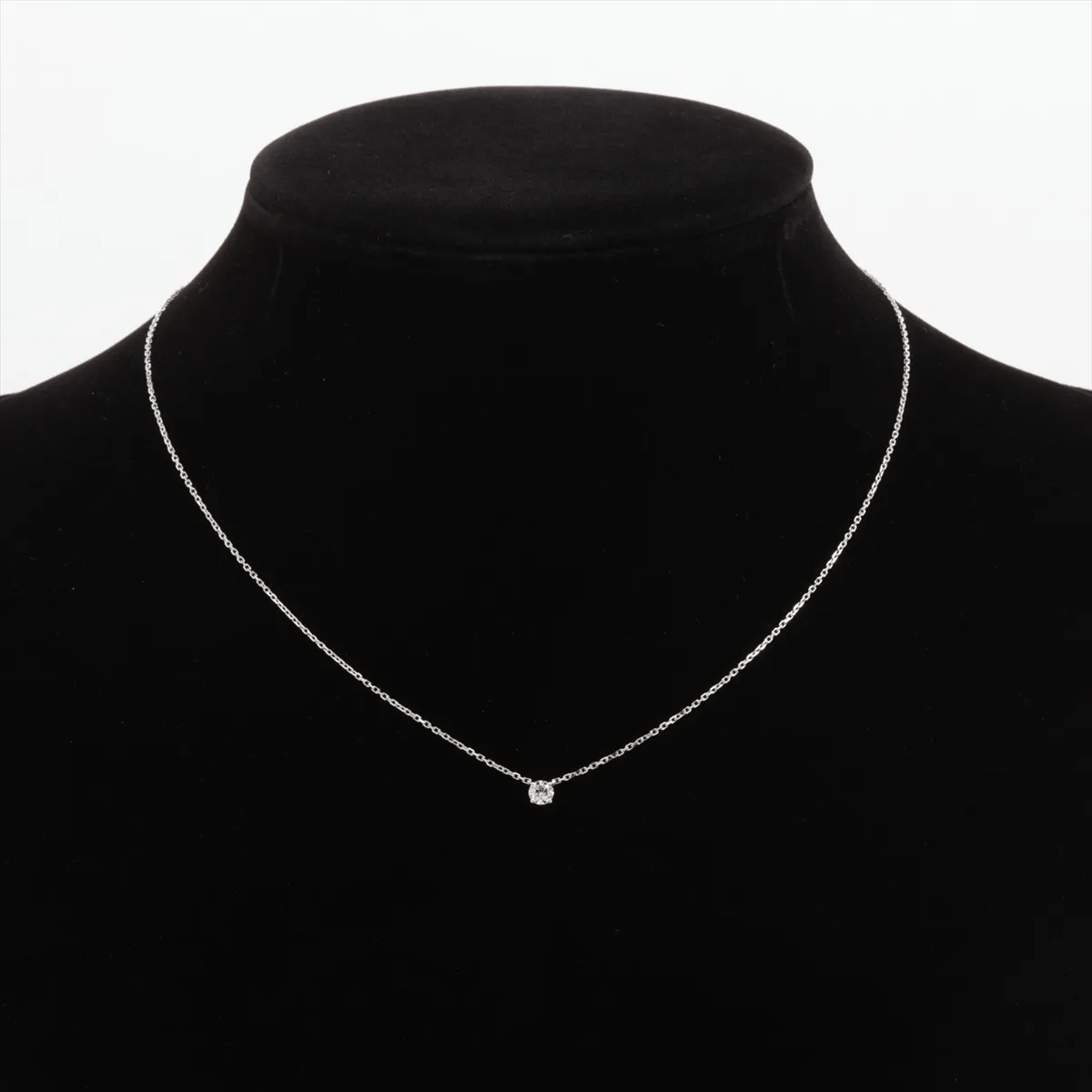1895 Diamond Necklace, 750 (WG), 2.1g, Diamond Diameter Approx. 3.78mm, MIB405, GIA No. 7346256289 — view 5