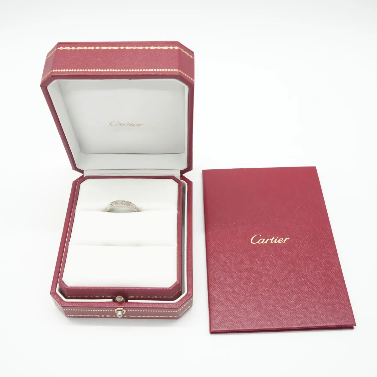 Mini Love 1P Diamond Ring 750(WG) 4.7g Size:53 GQC186 — view 8