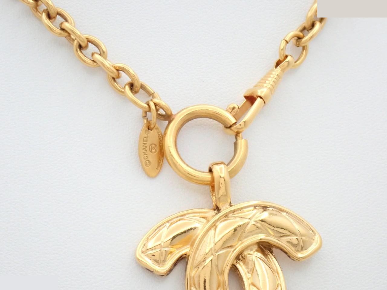 Coco Mark Necklace, Chain Length Approx. 90cm — view 2