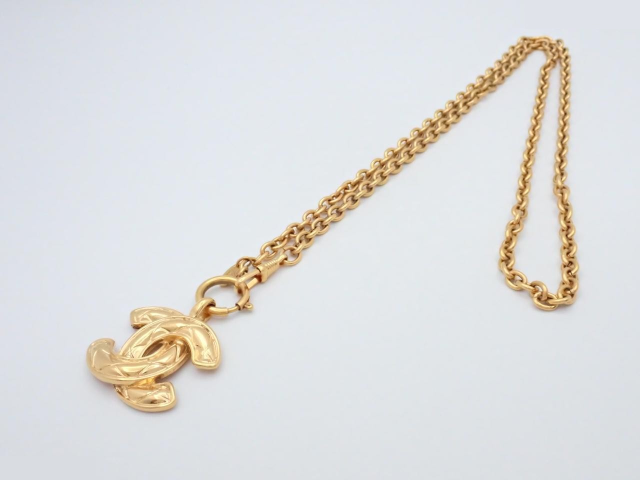 Coco Mark Necklace, Chain Length Approx. 90cm — view 3