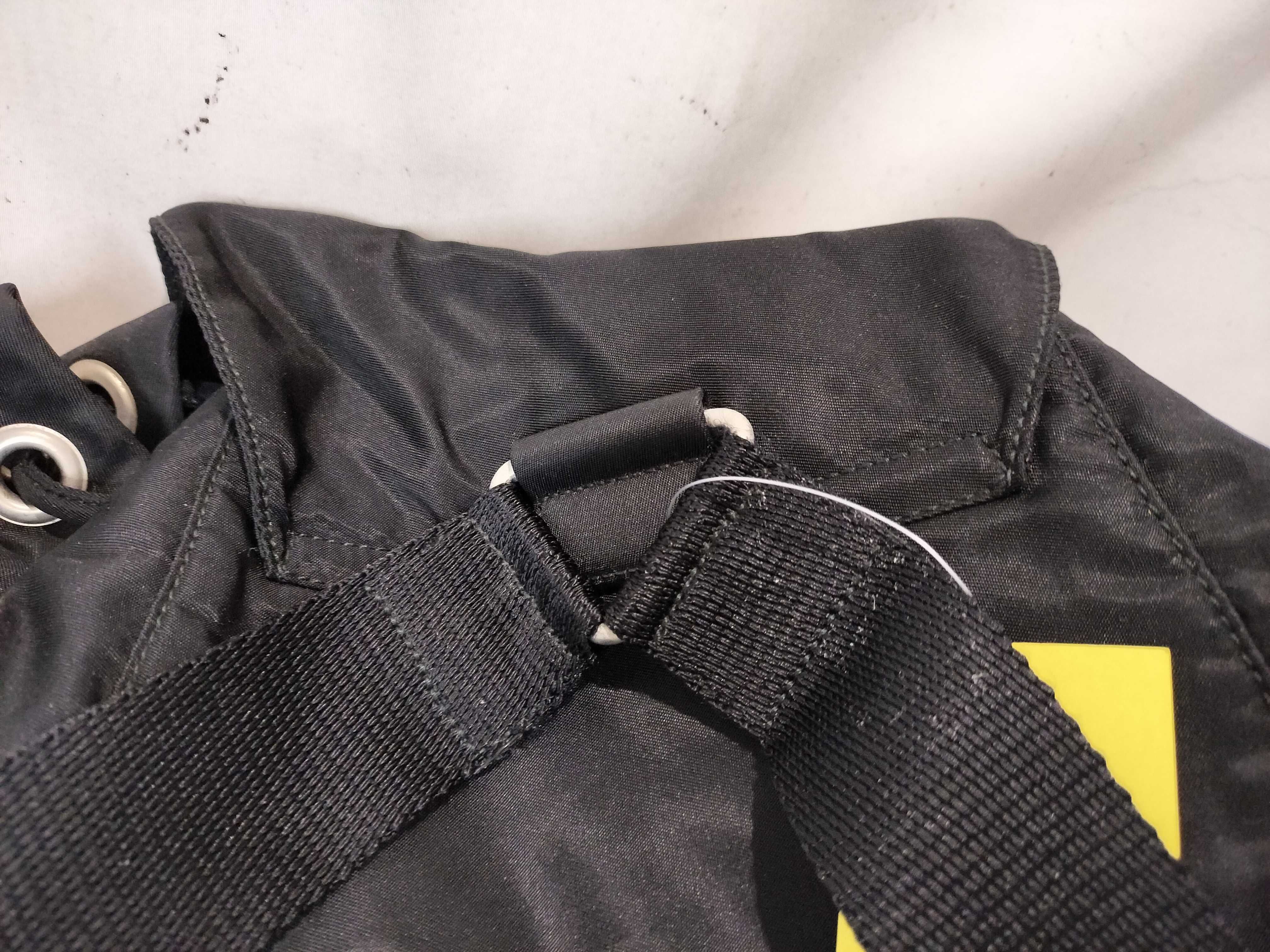 Nylon Triangle Logo Nylon Backpack, Black — view 4