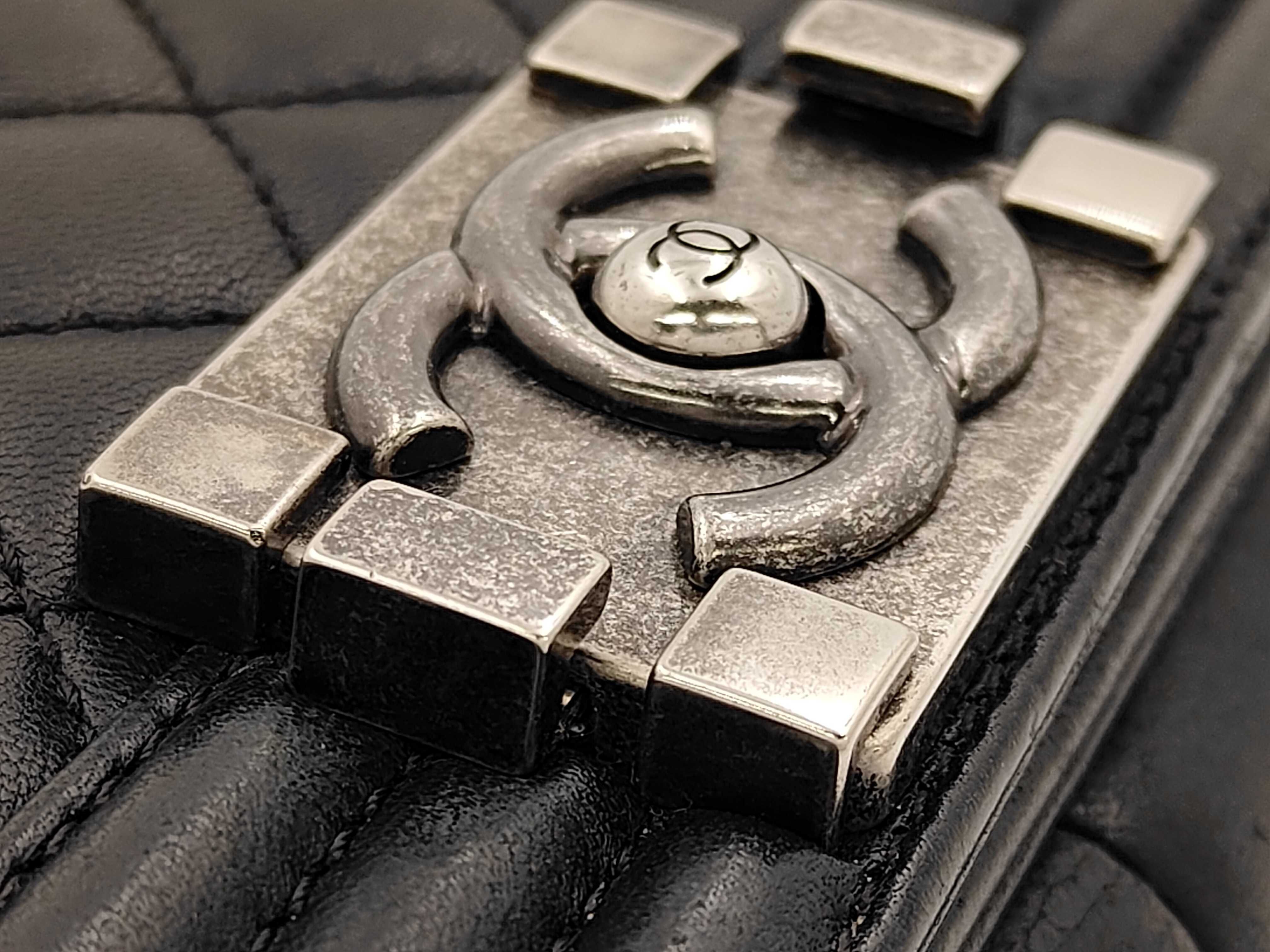 Boy Chanel Chain Shoulder Bag, Lambskin Shoulder Bag — view 14