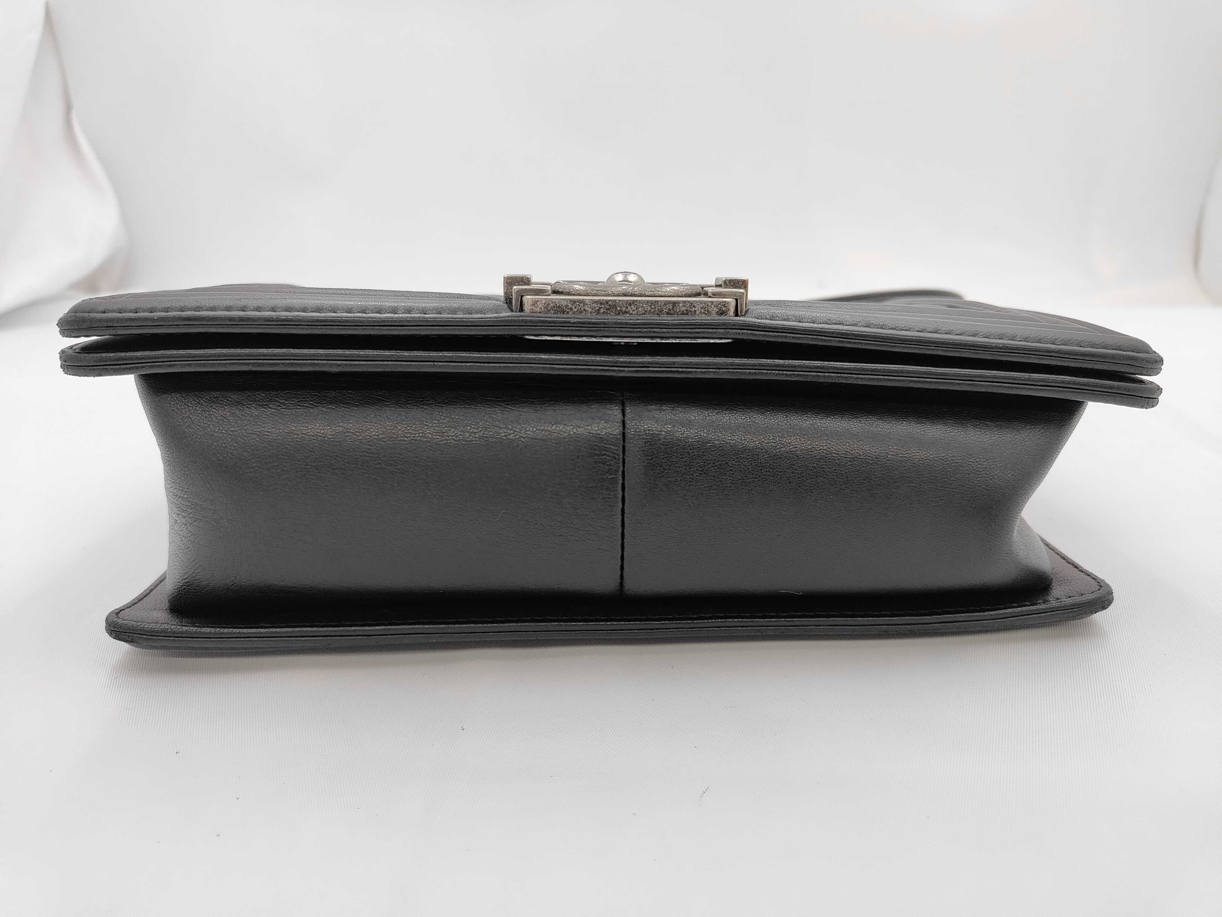 Boy Chanel Chain Shoulder Bag, Lambskin Shoulder Bag — view 5