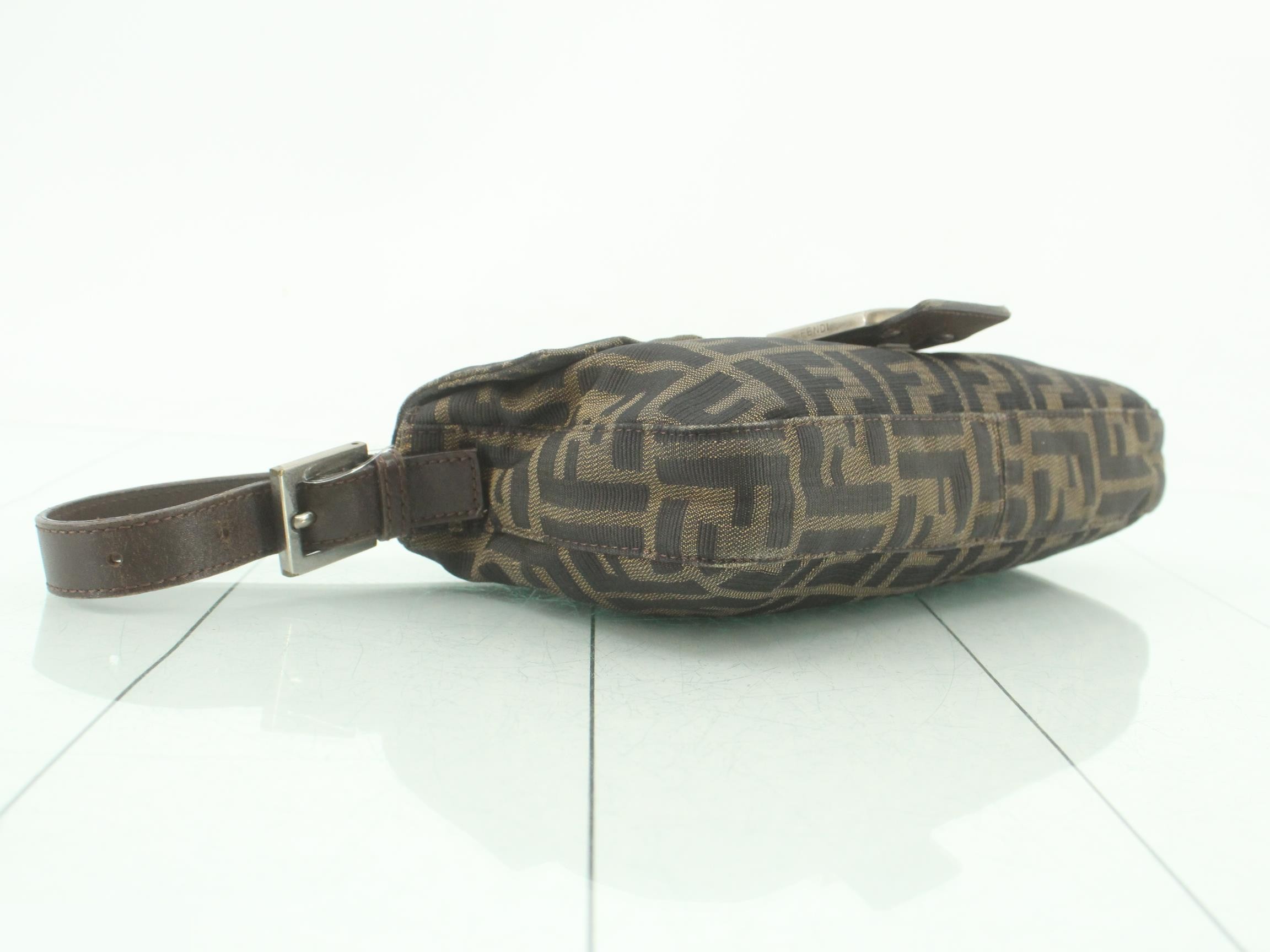 Zucca Mamma Bucket Canvas x Leather Shoulder Bag — view 5