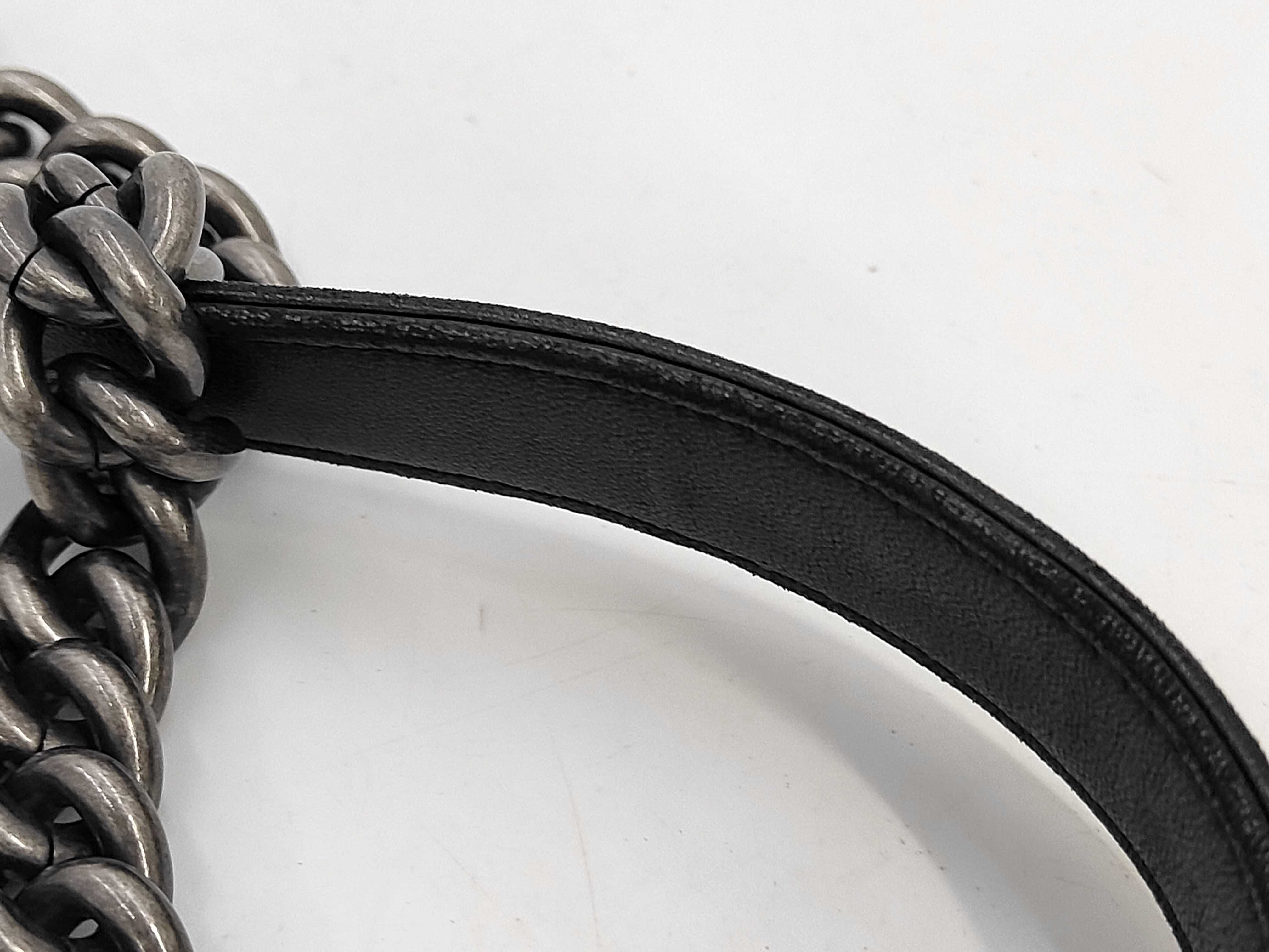Boy Chanel Denim Chain Shoulder Bag — view 6