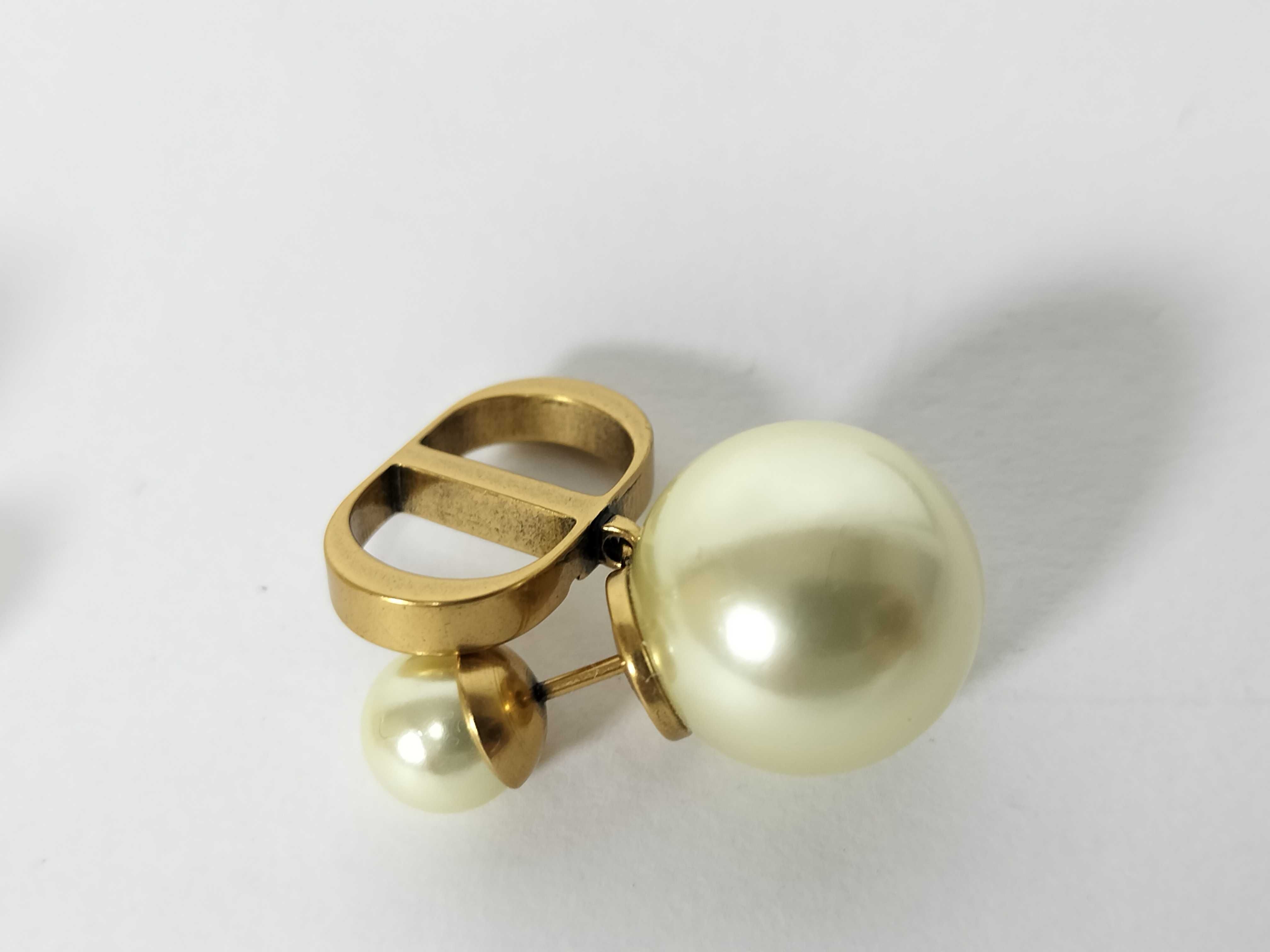 Tribal Pearl Earrings — view 9