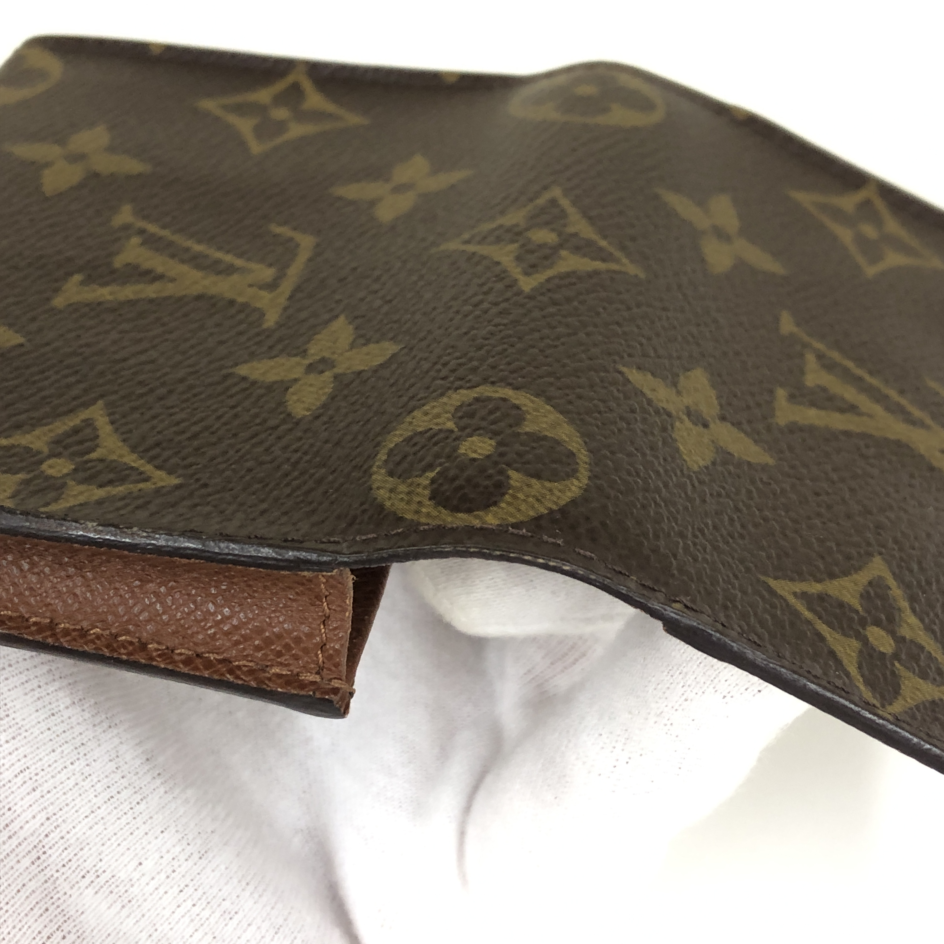 No stickiness Louis Vuitton Monogram Enveloppe Carte de Visite M62920 Card Case AS0011 Business Card Holder Pass Case Made in Spain Box Card Case — view 13