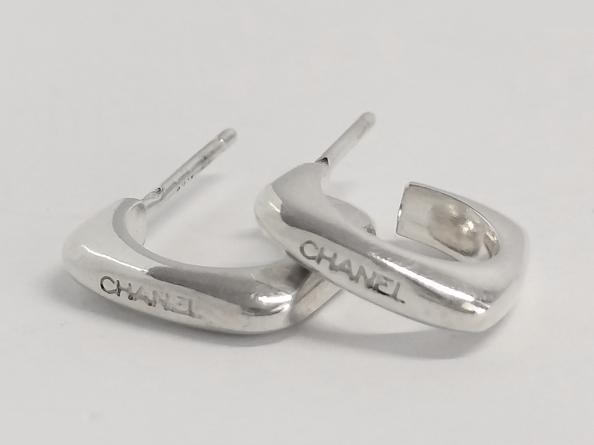 Logo 925 Silver Earrings 3.8g — view 5