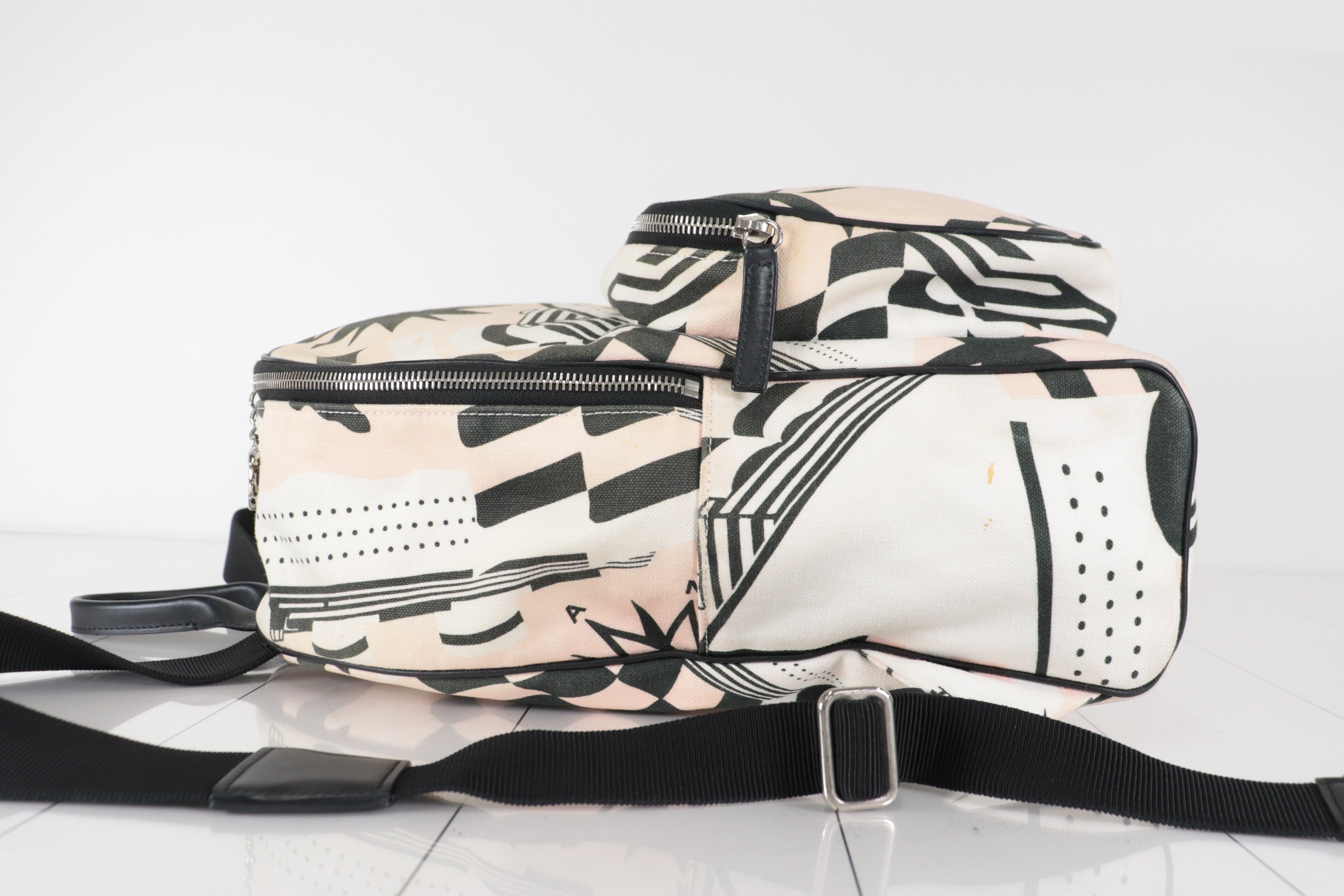 La Pausa Canvas Backpack, Multi-color, Item No. 27 — view 4